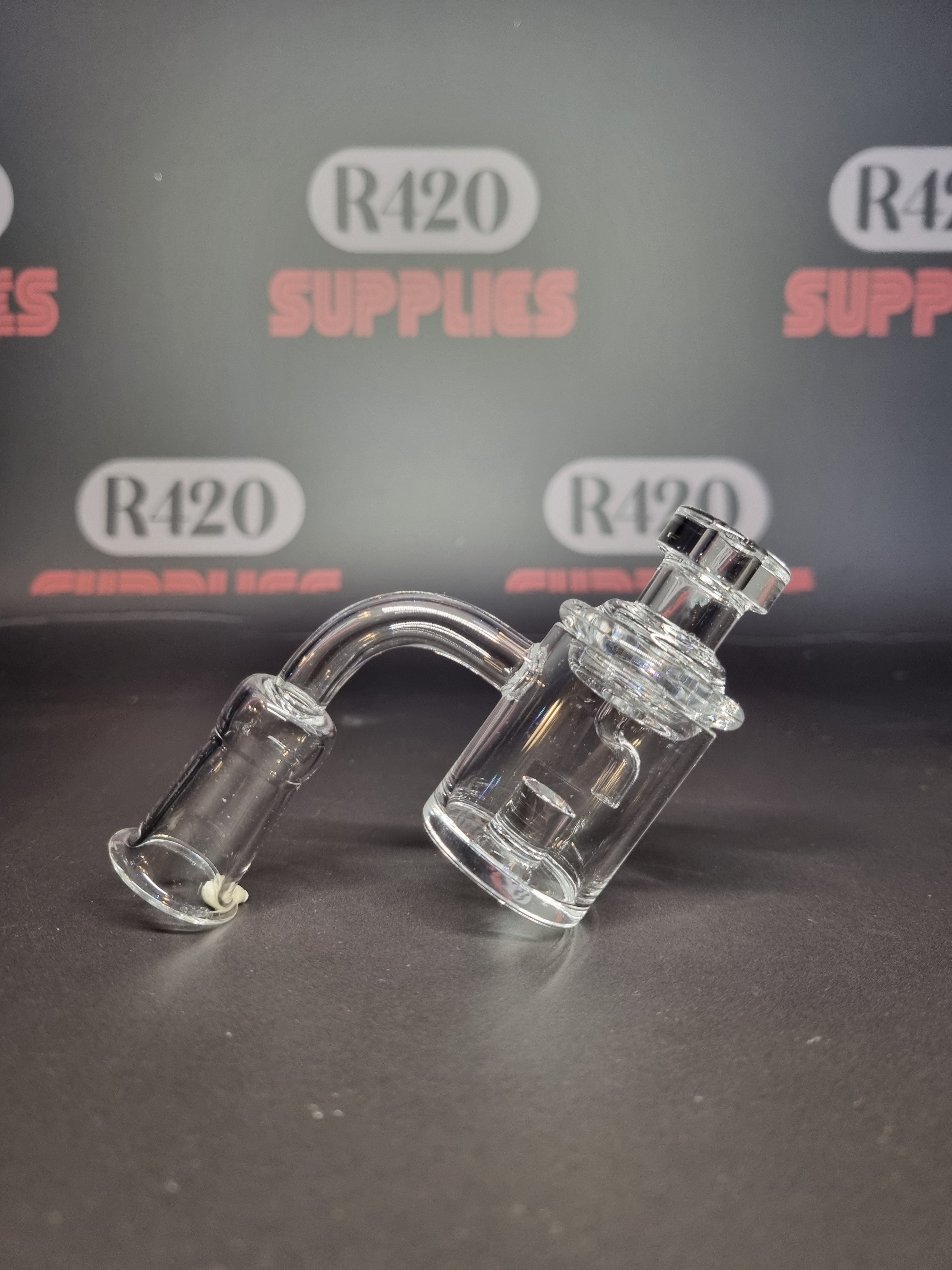 XL Quartz Banger - 14mm / 90° Female Fitting + Carb Cap (Boxed)