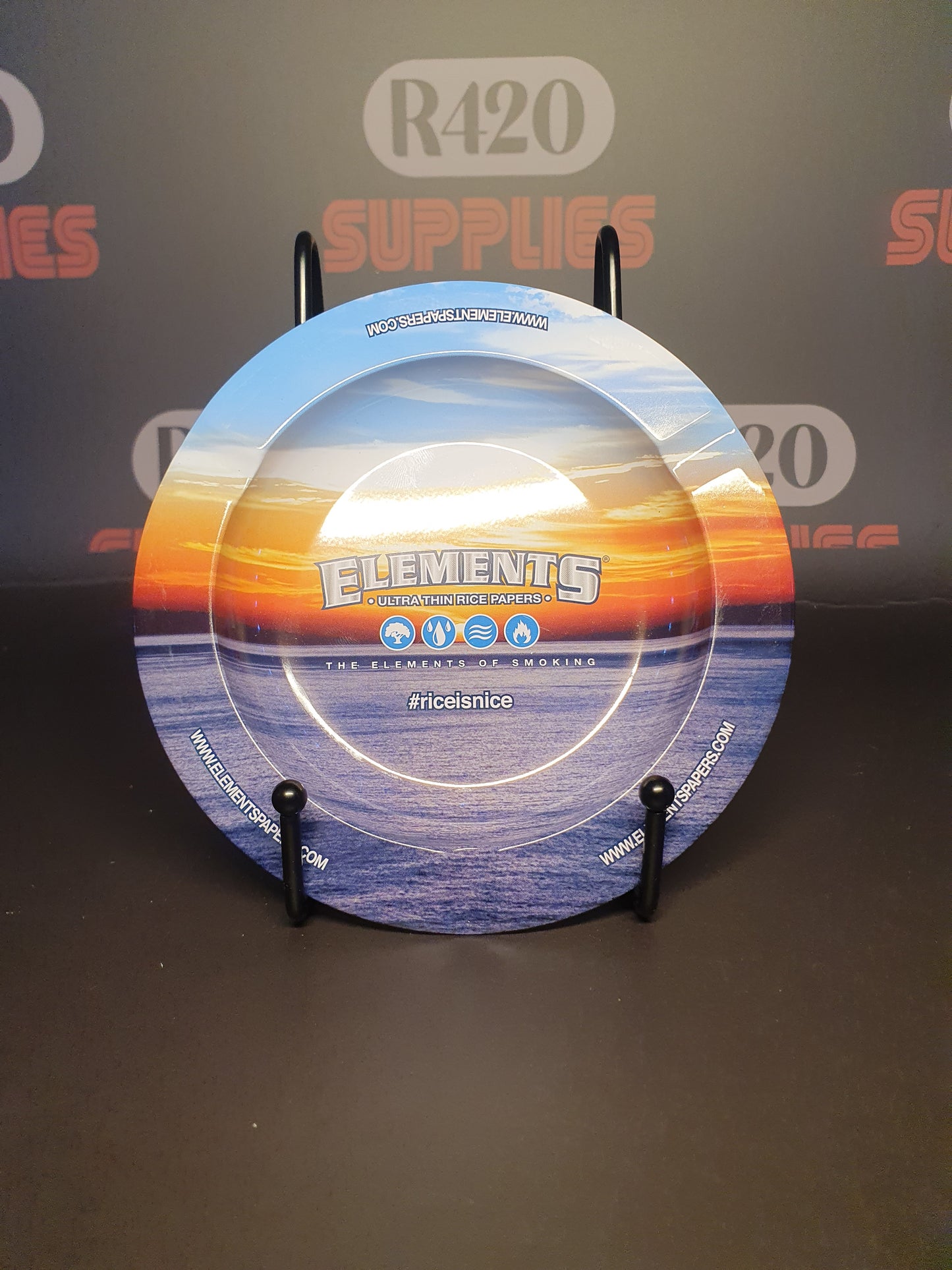 Elements Metal Ashtray with Magnetic Base