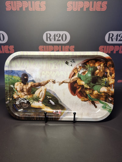De creatie van vriendschap - Kleine metalen rolbak