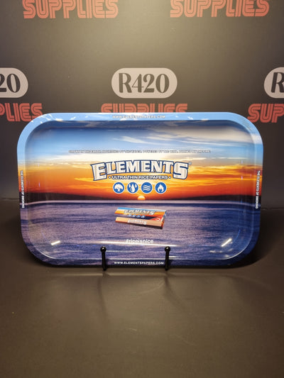 Elements Metal Rolling Tray - Blue - Small