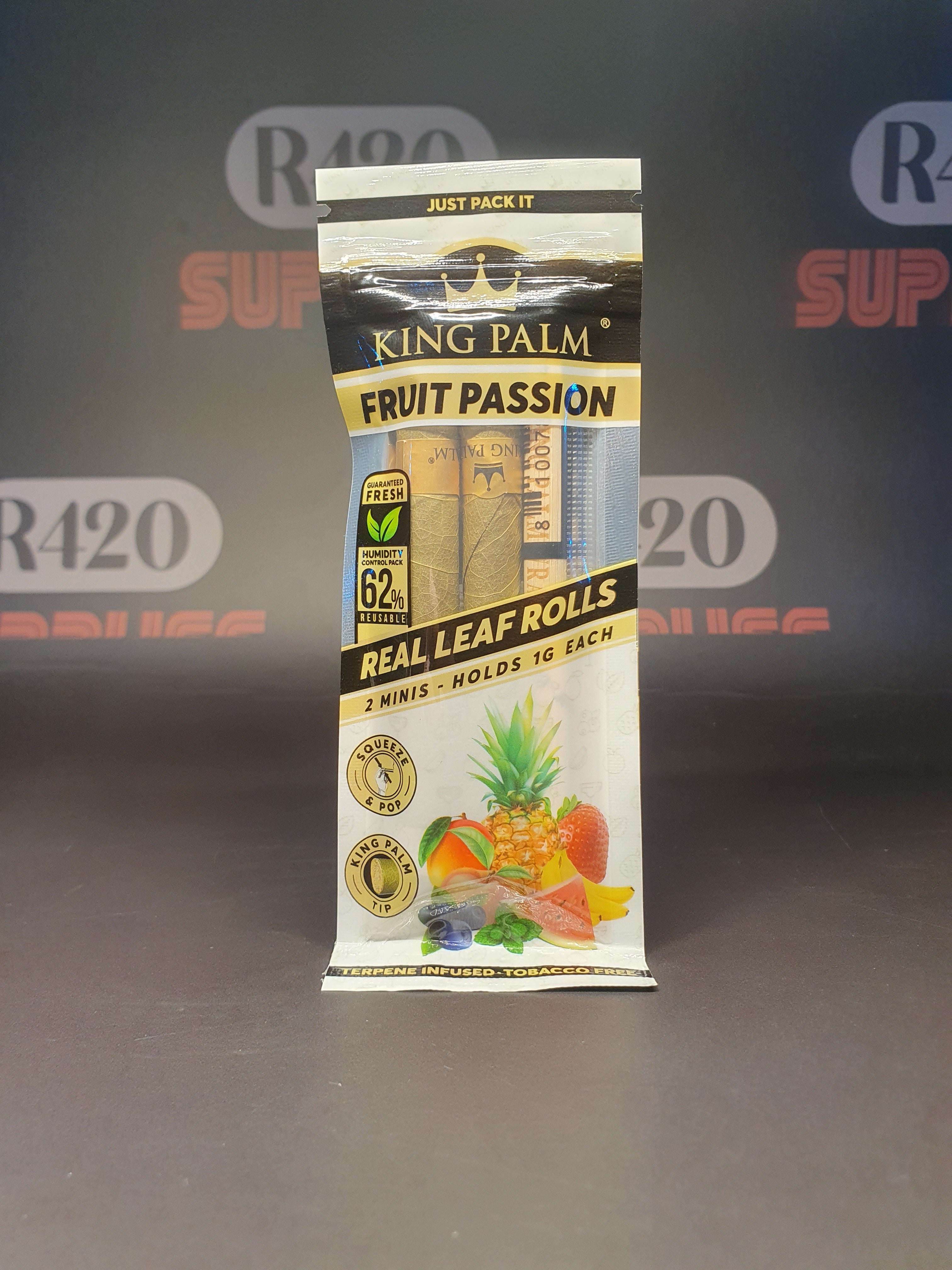 King Palm Mini Rolls - 2 Pack - Fruit Passion
