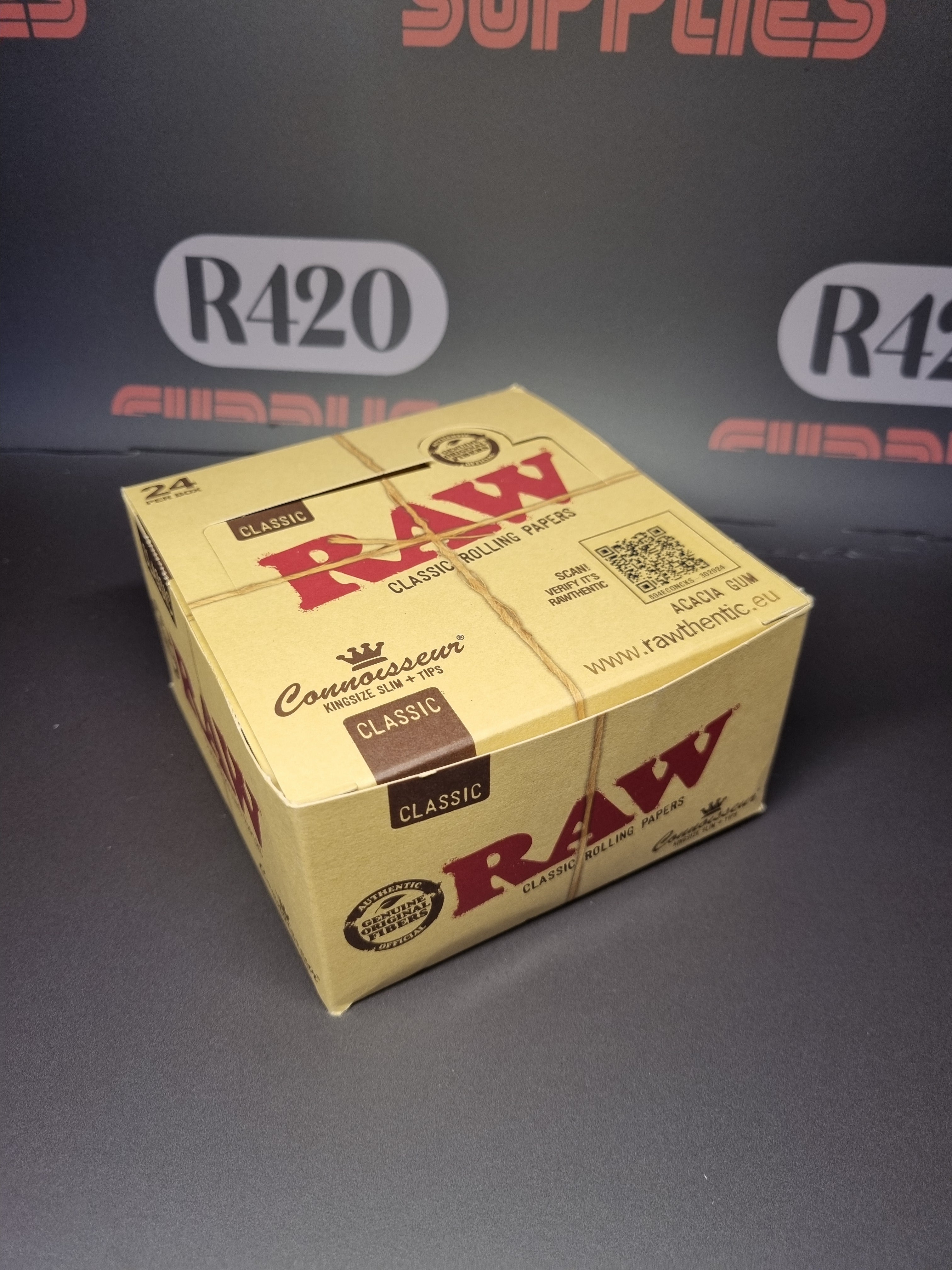 RAW Classic Connoisseur King Size Slim & Tips