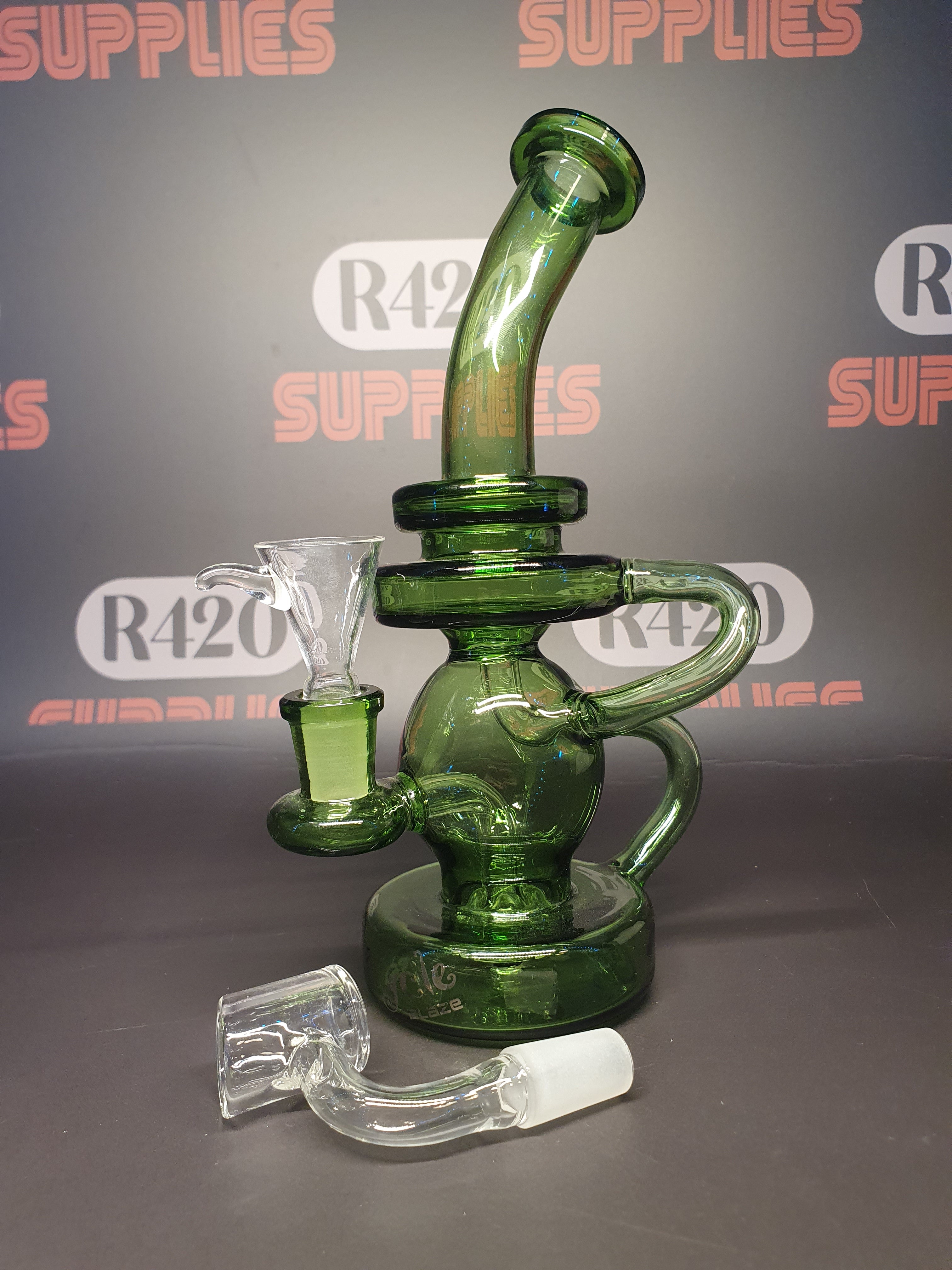 BLAZE Recycler Bong + Banger