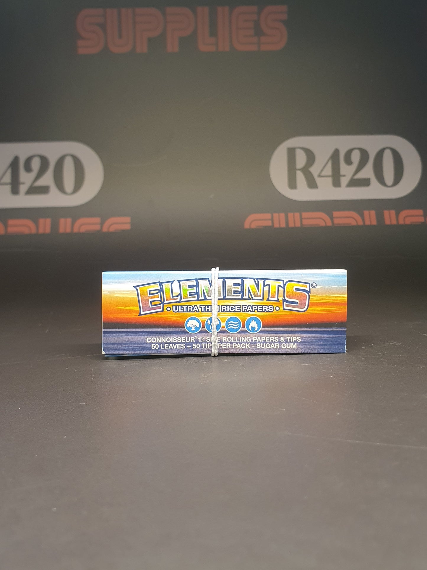 Elements 1 1/4 Connoisseur - Ultra Thin Rice Papers & Tips