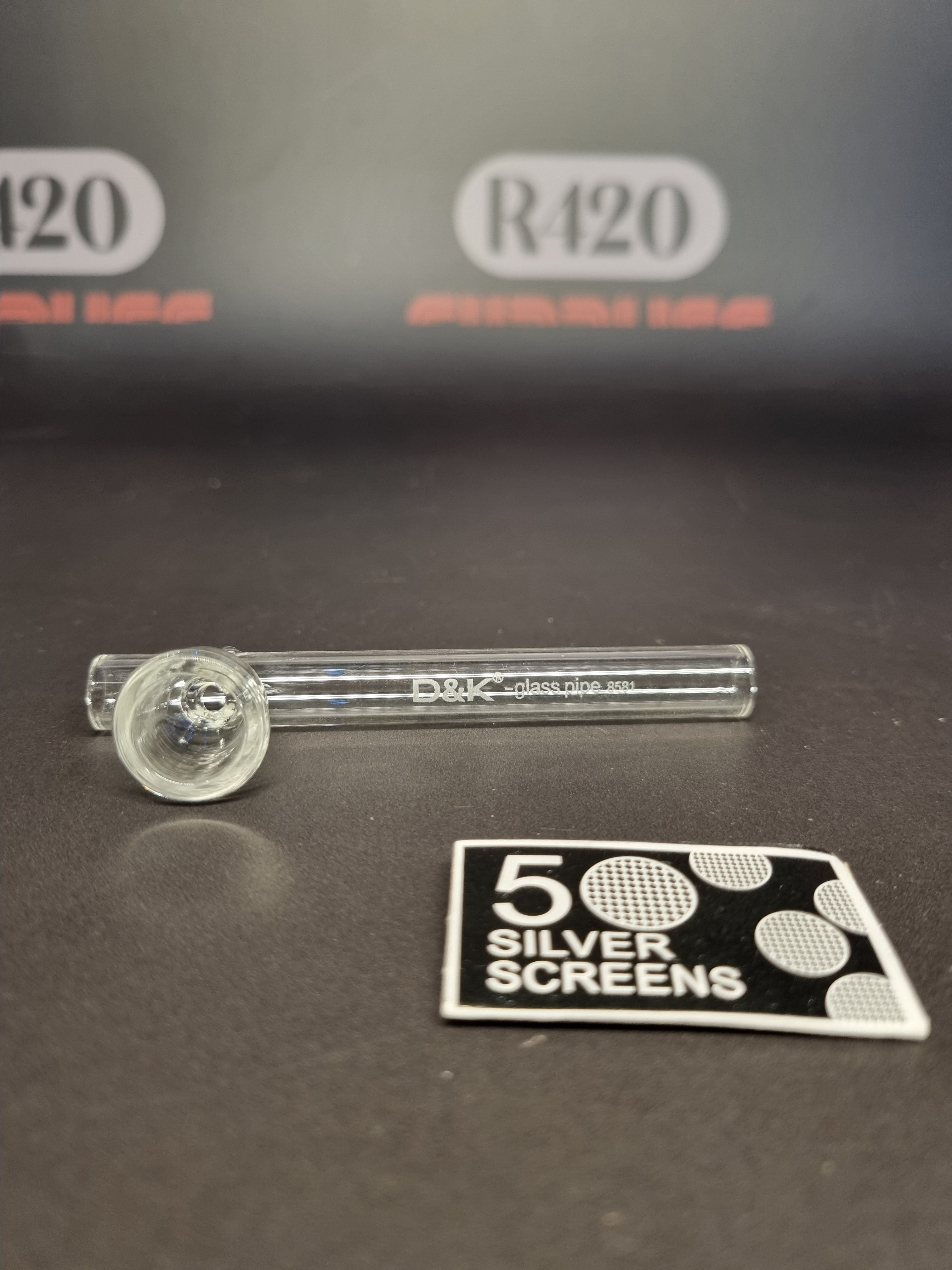 Glass Shotgun Pipe with Screens