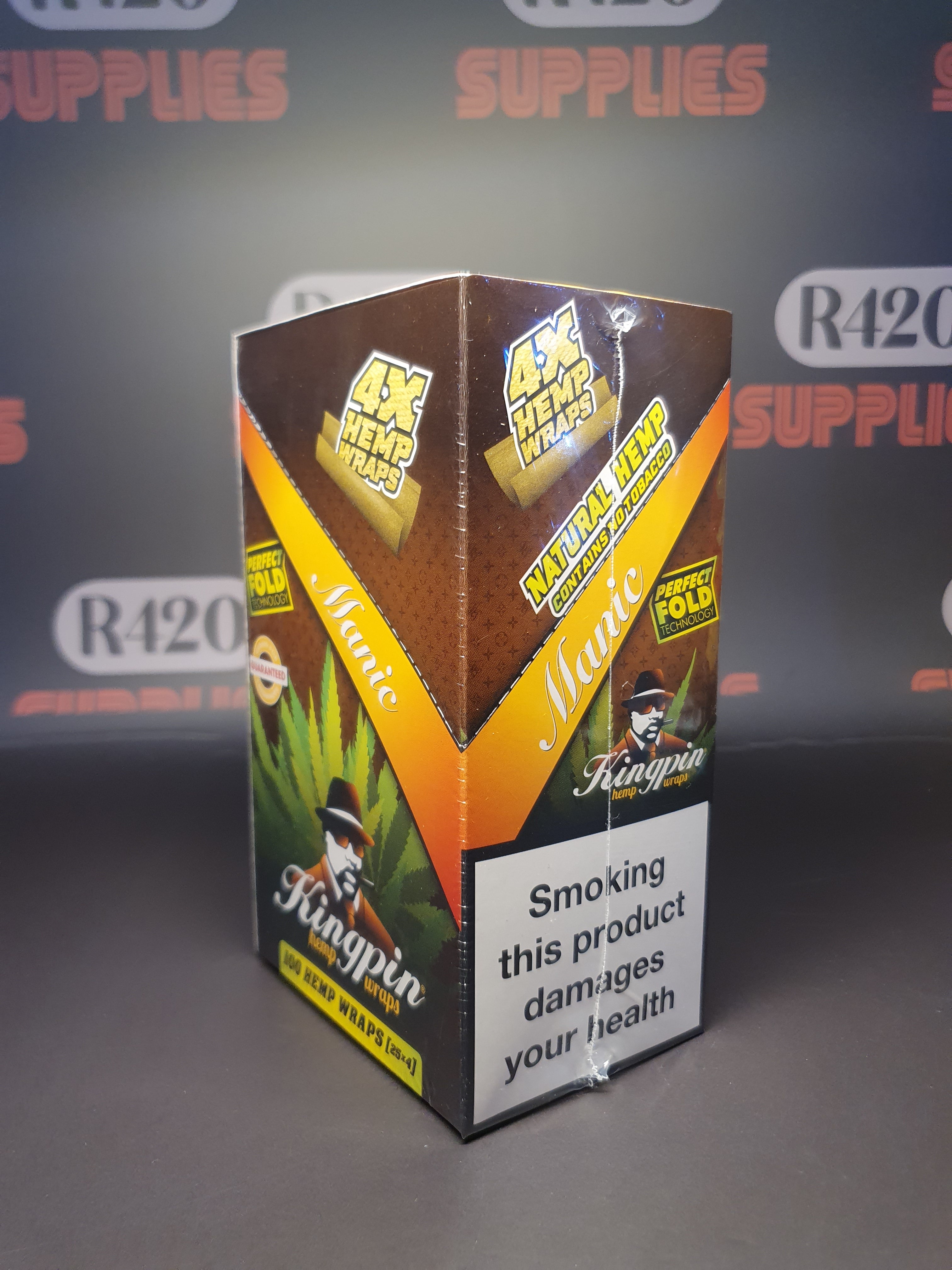 Kingpin Hemp Wraps - 4 Pack - Manic