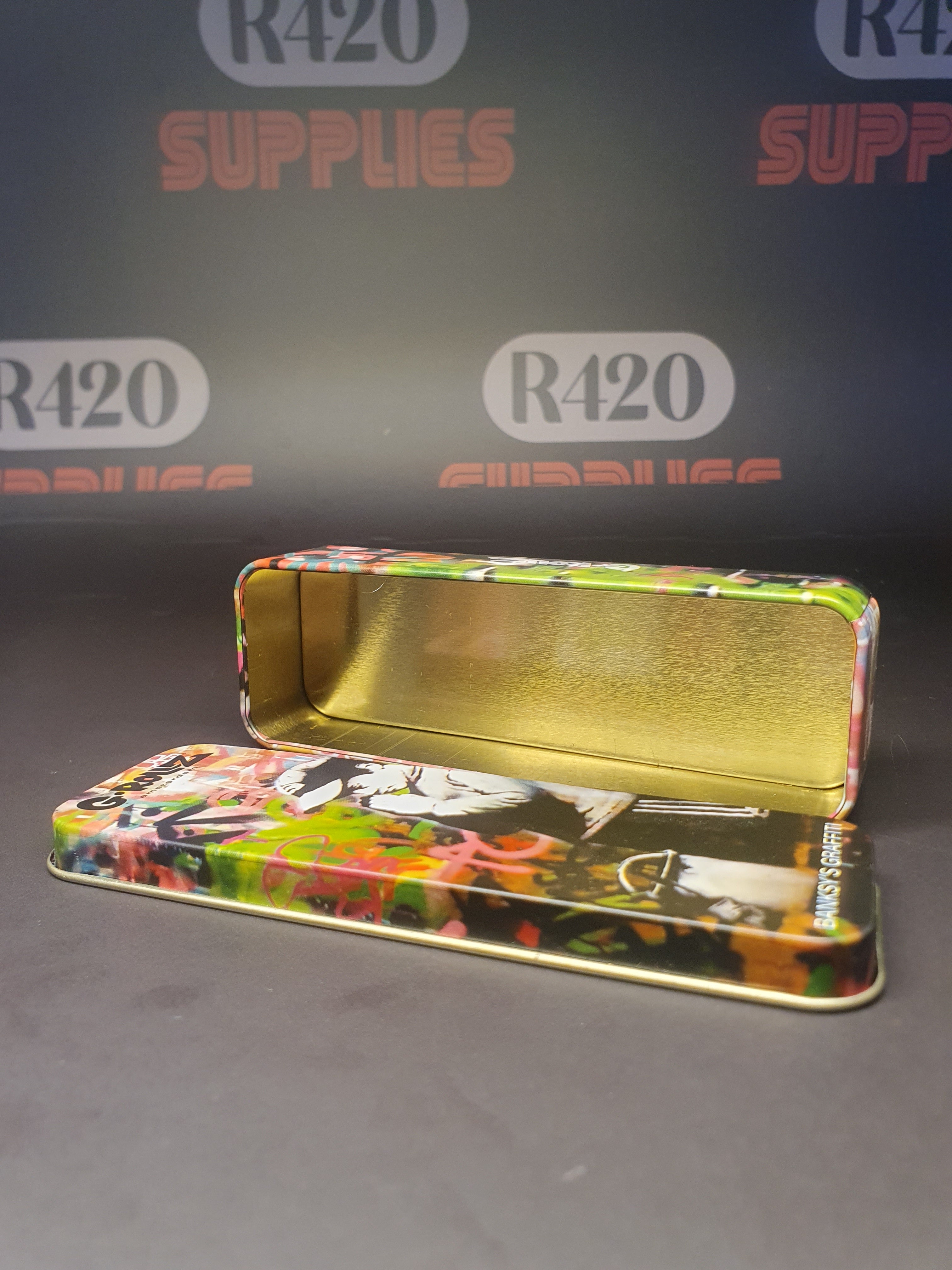 Banksy Design Metal Storage Tin