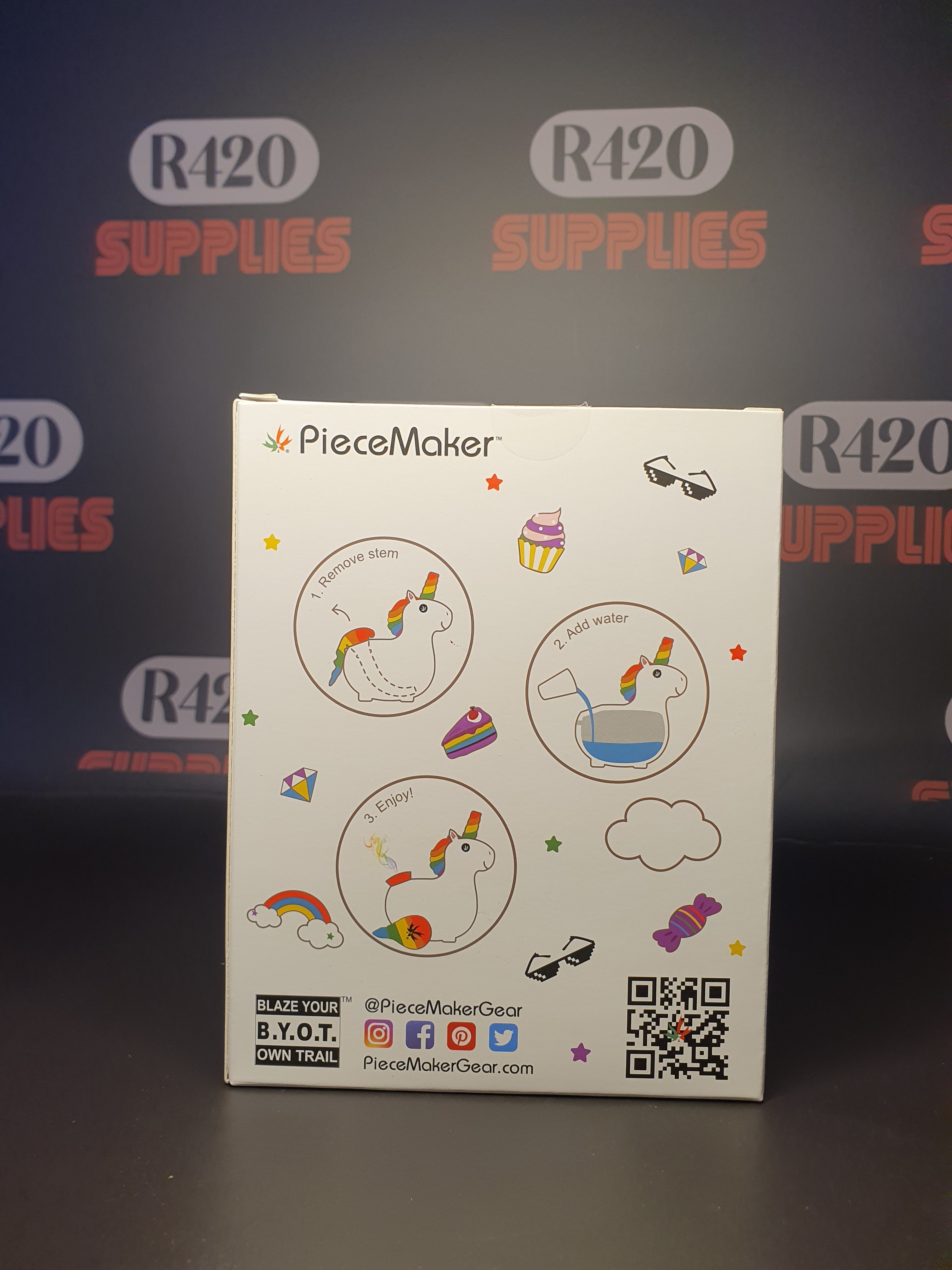 PieceMaker "Unikorn" Silicone Water Pipe