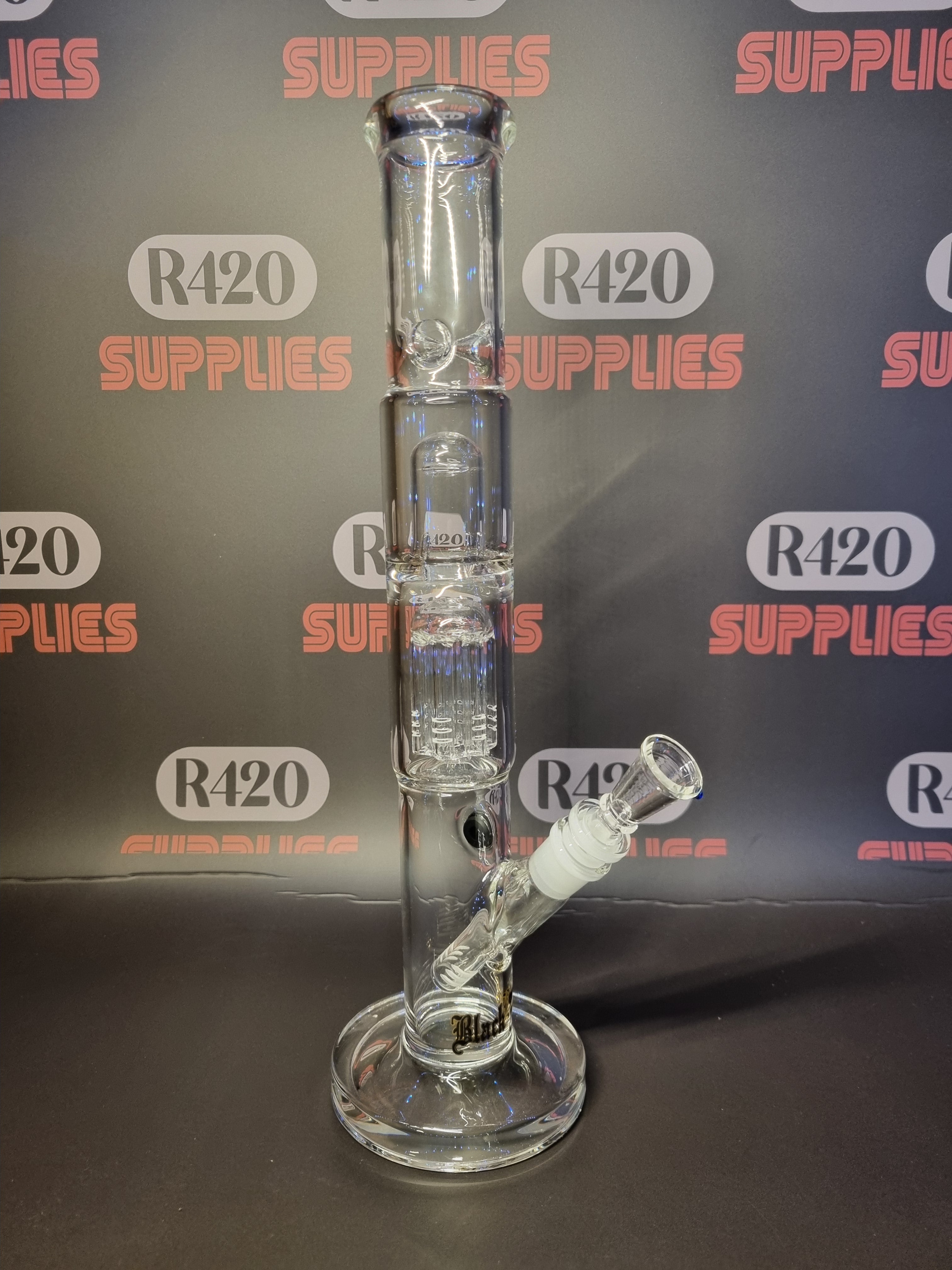 Black Leaf - Ice Bong - H380mm (Clear)