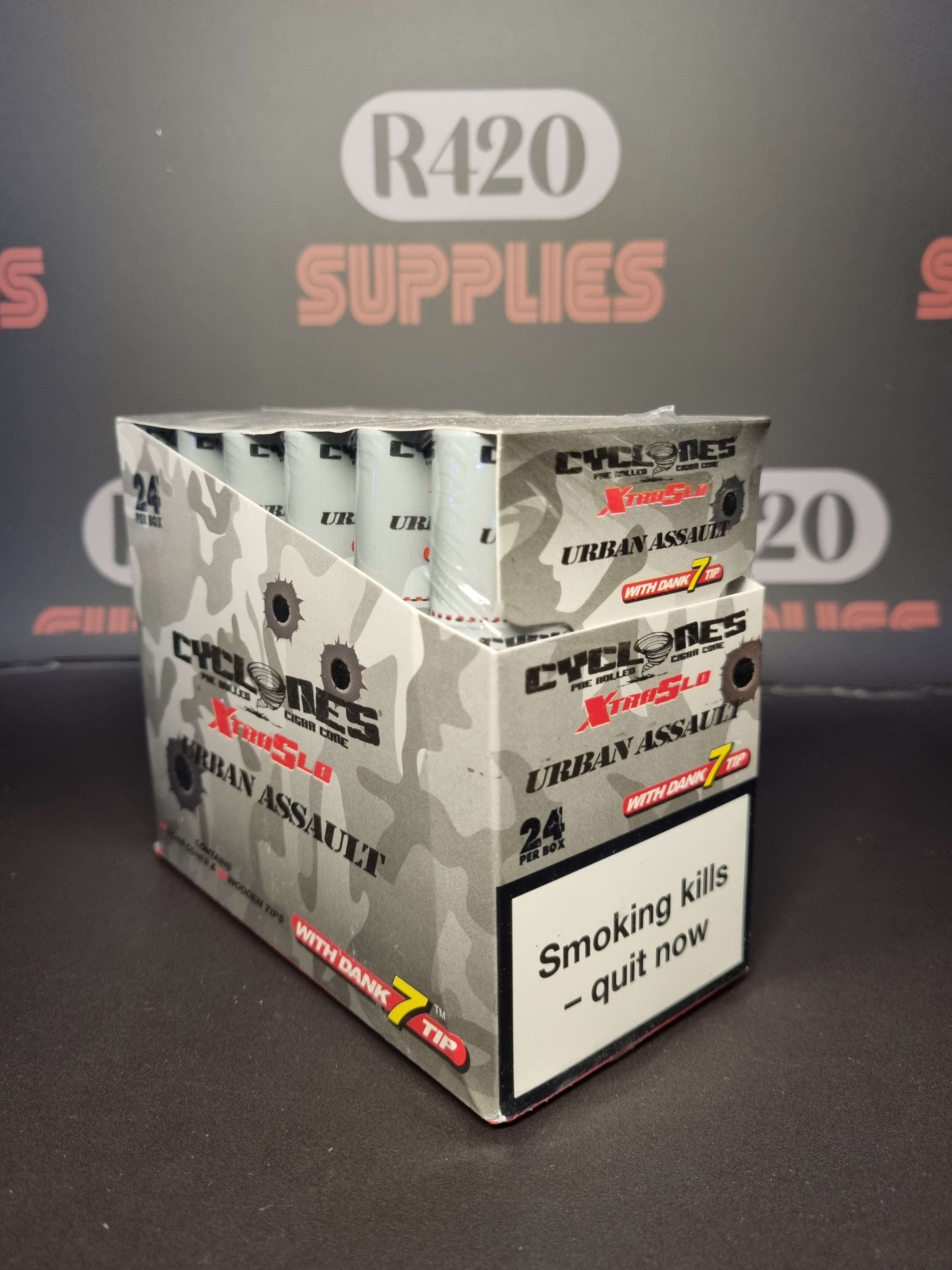 Cyclones Hemp Cones - Slow Burning - 2 Pack - Urban Assault