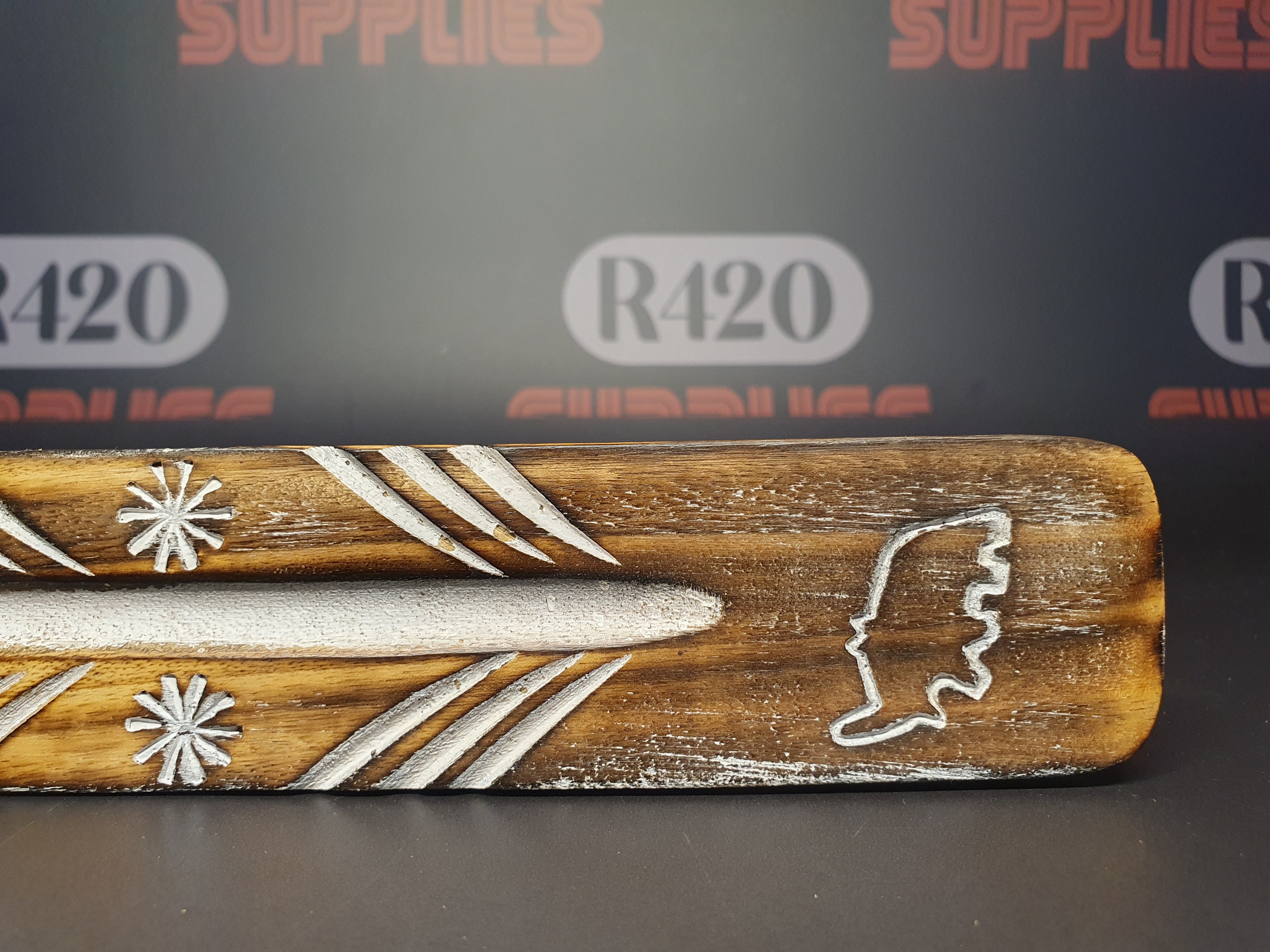 Flat Wooden Incense Burner