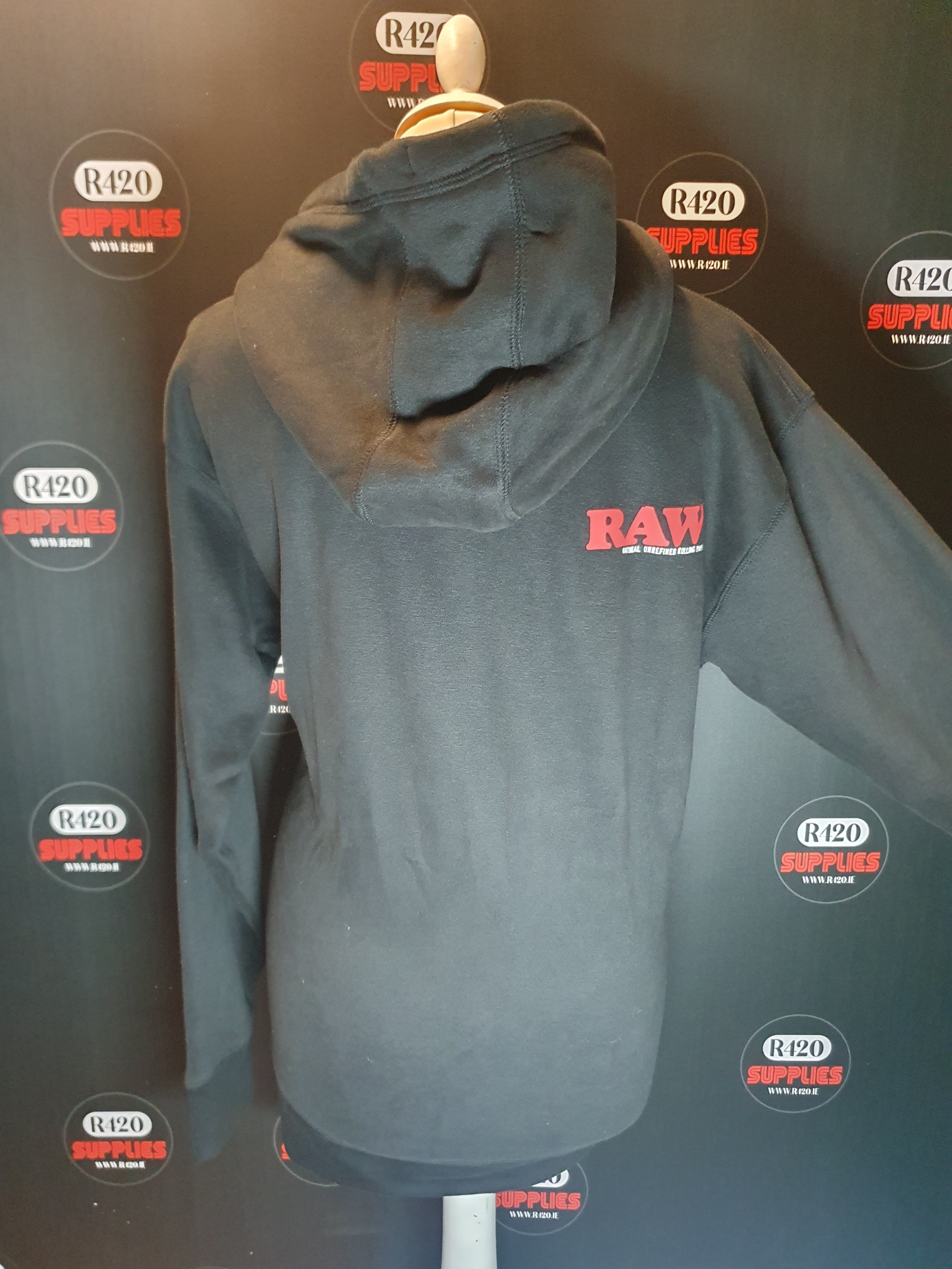 RAW Black Zip Hoodie - RAW Edition