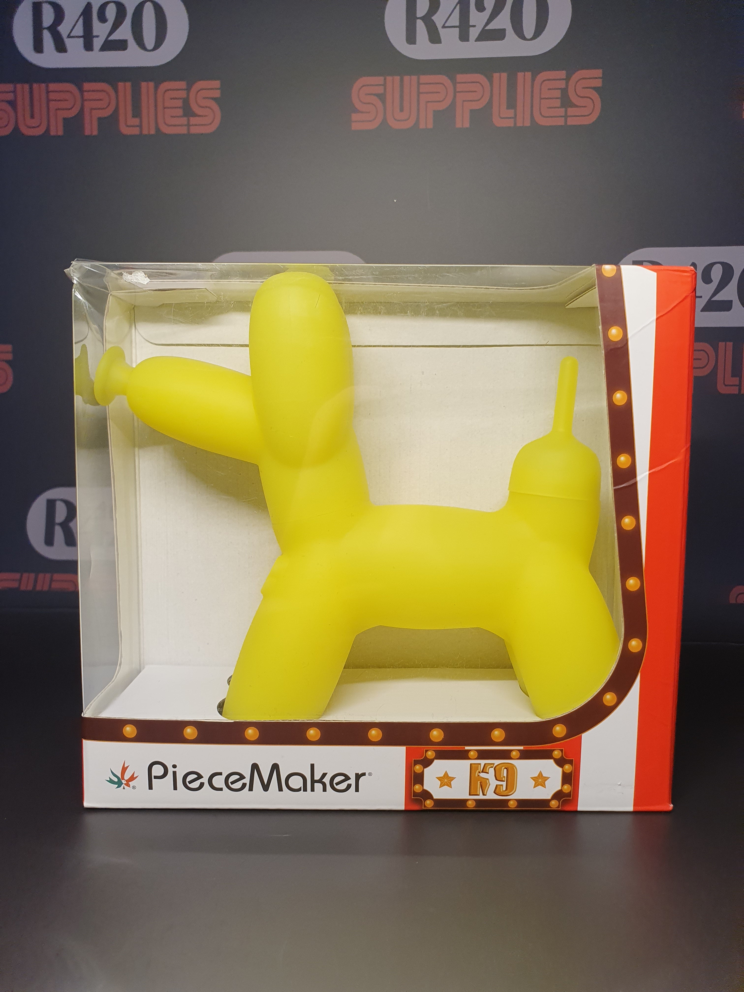 PieceMaker "K9" Silicone Water Pipe - Yellow