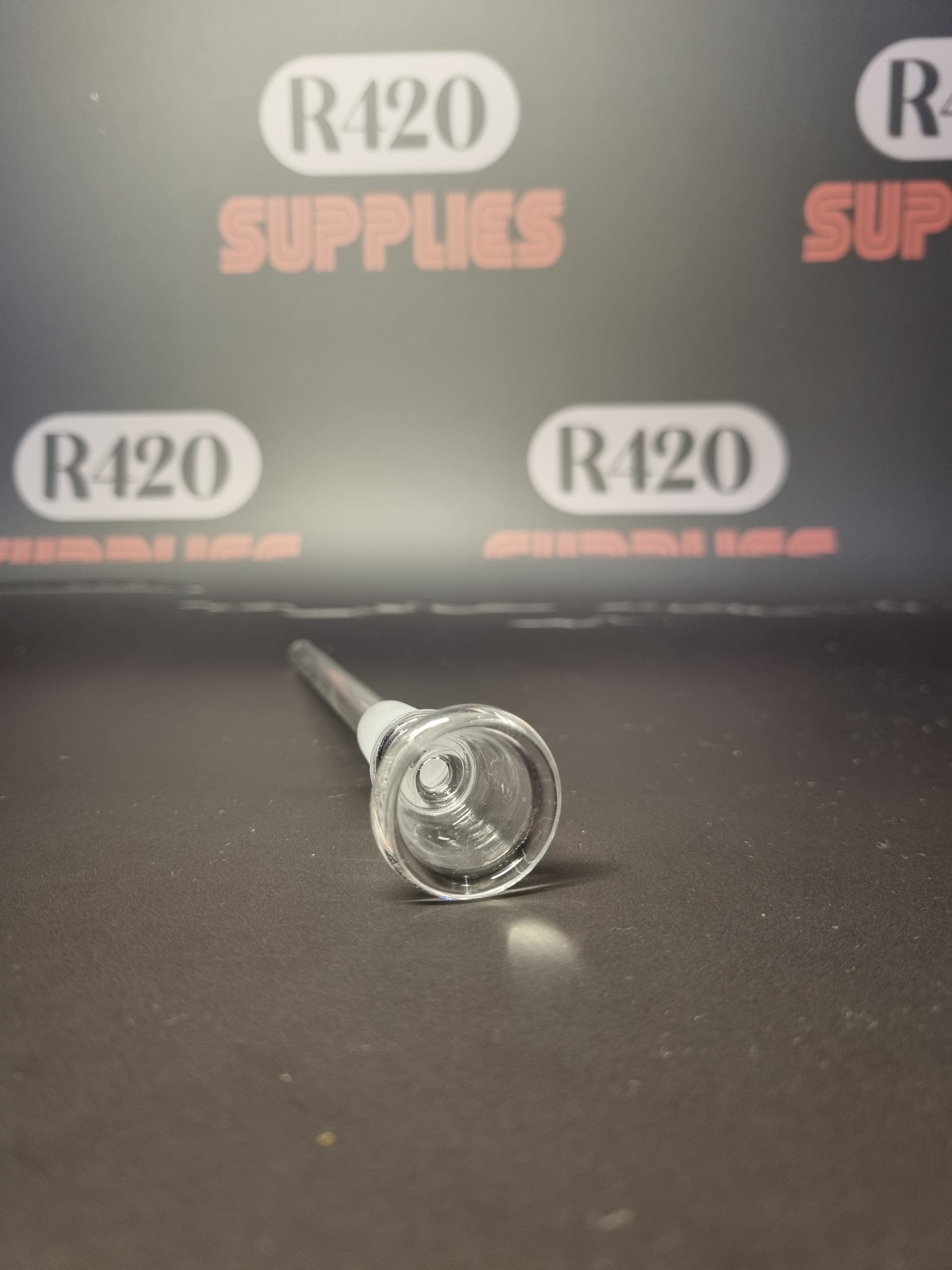 Glass Downstem & Bowl - 14mm - 150mm long