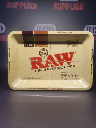 RAW Wooden Stash Box with Tray Lid - Mini