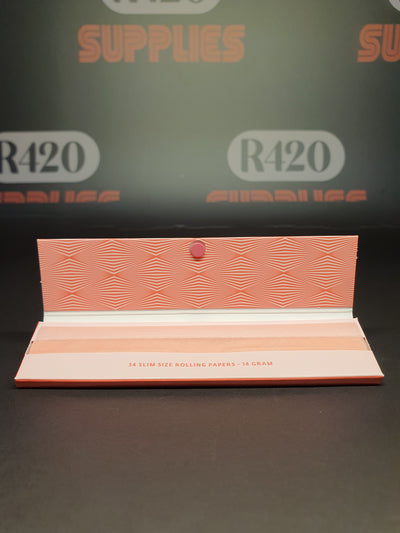 Mascotte Pink Rolling Papers - Kingsize Slim - Magnetic Close