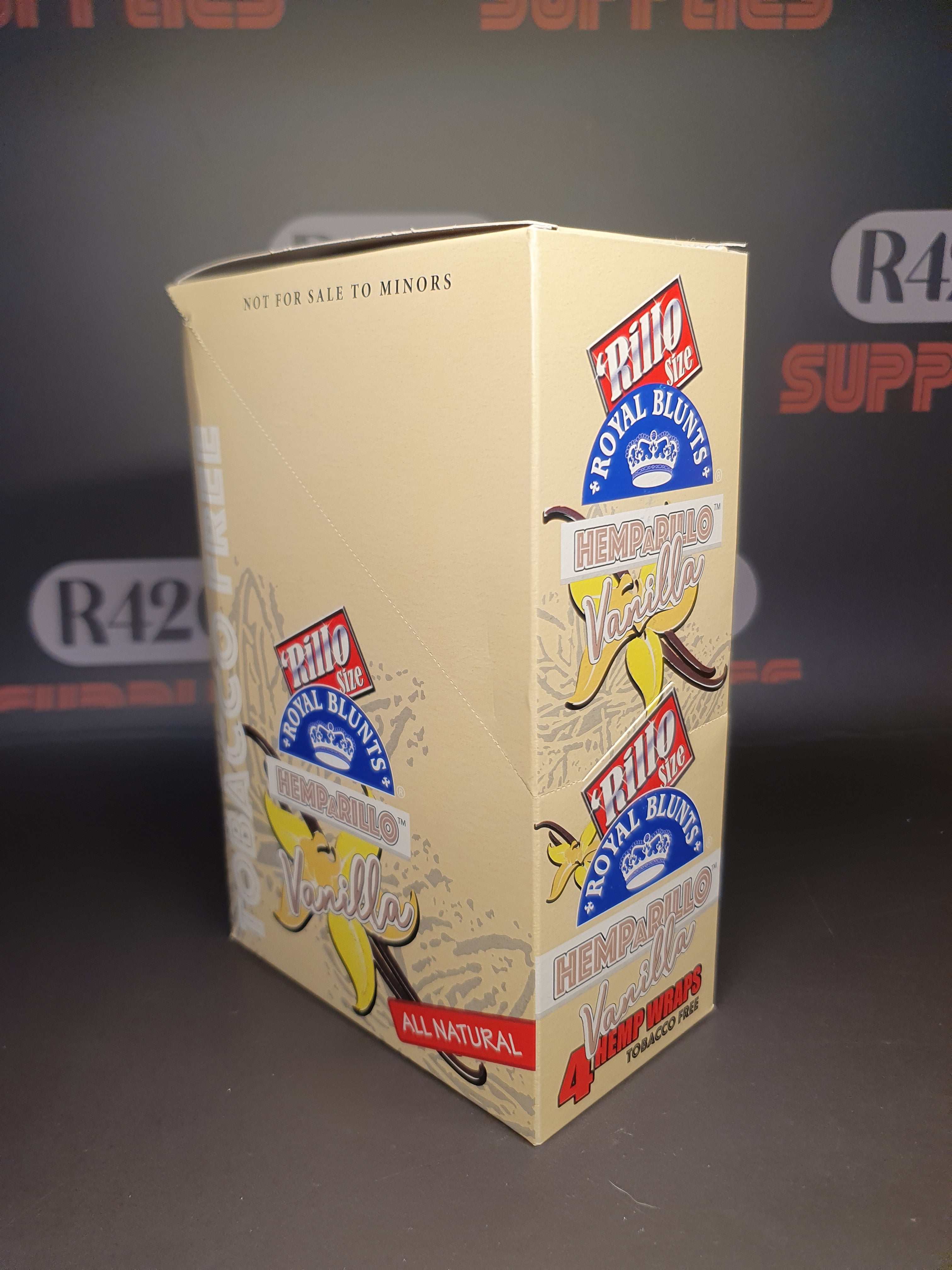 Hemparillo 4 Pack Hemp Blunts - Vanilla