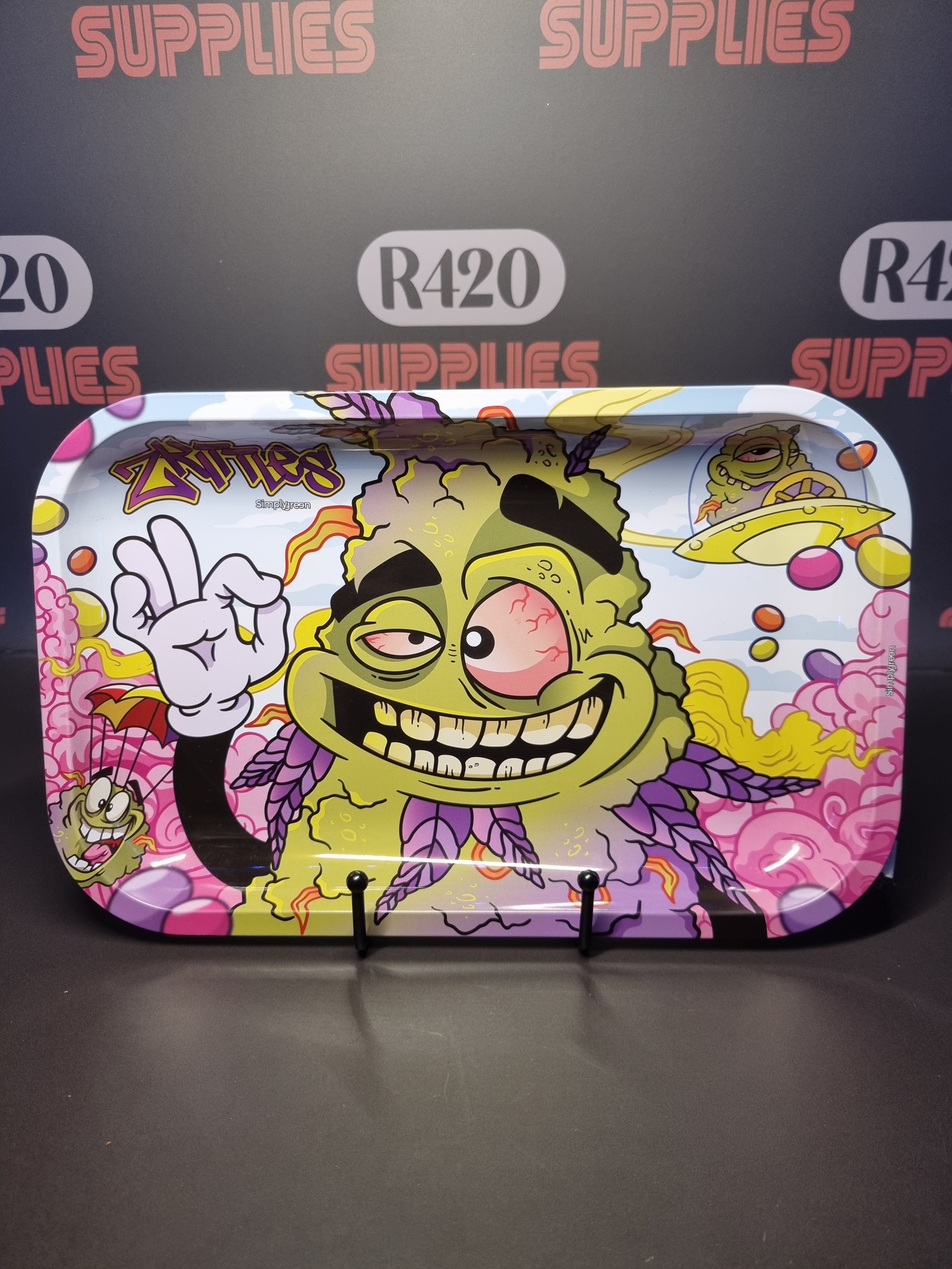 Best Buds – Zkittles - Small Metal Rolling Tray