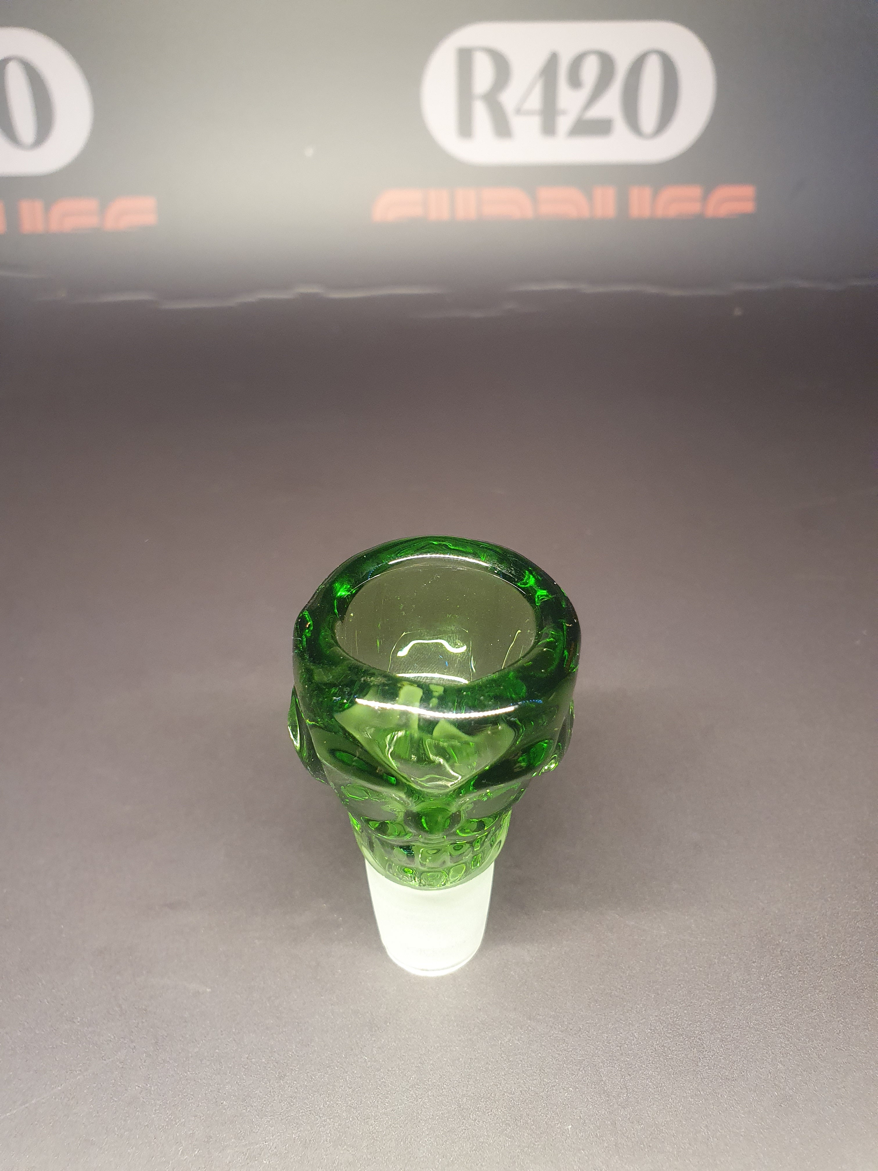 Green Skull Bowl - 18mm Male