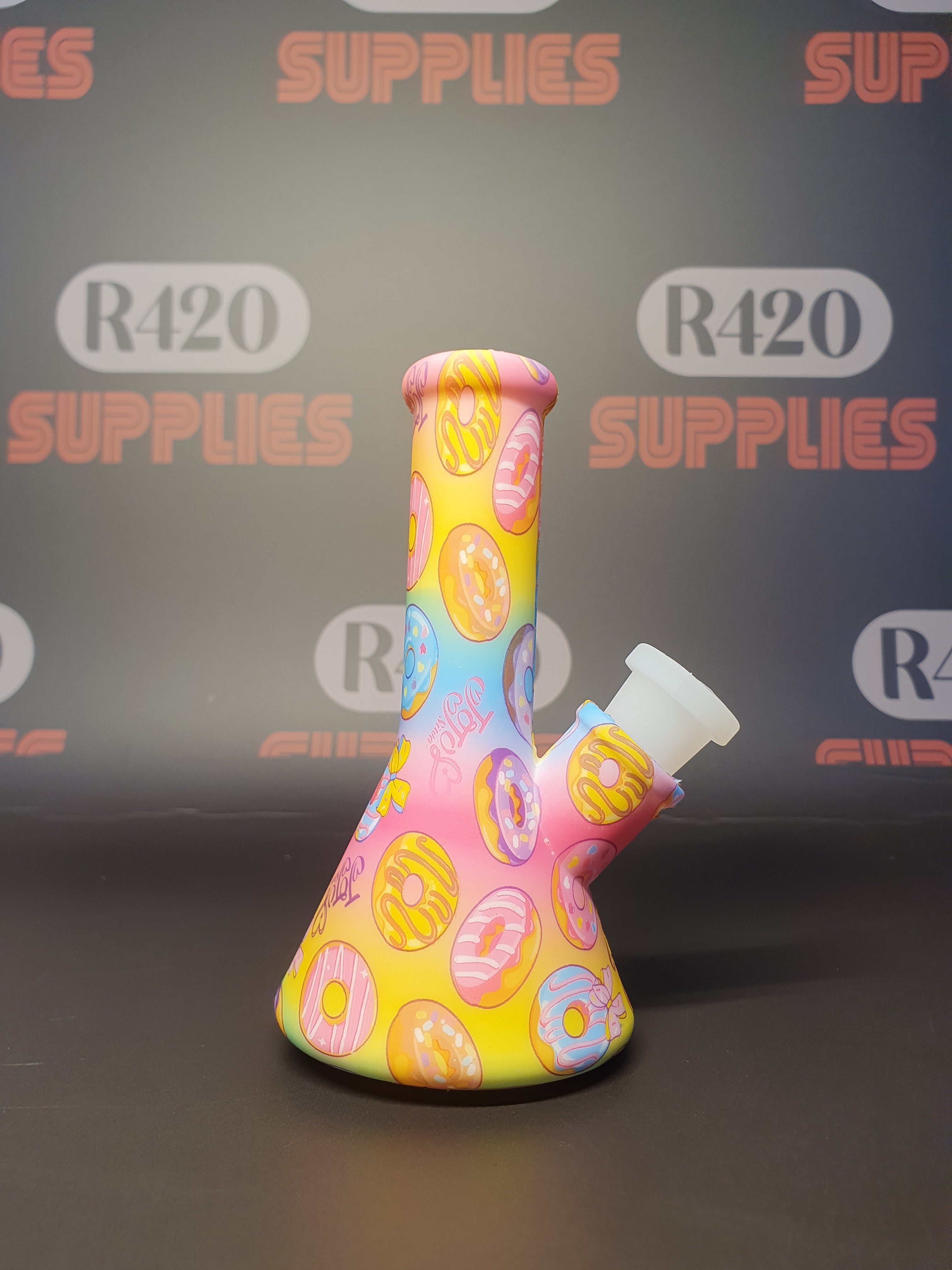 Silicone Bong - 13cm - Donuts