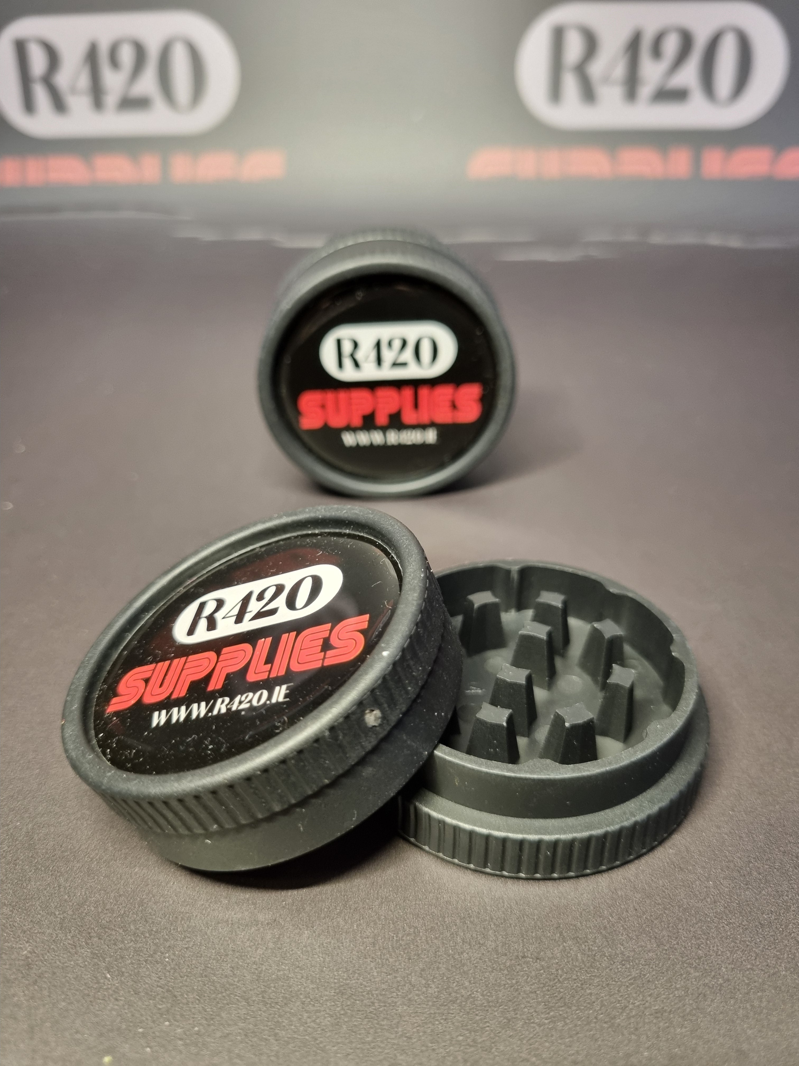 R420 Biodegradable Hemp Plastic - 2 Piece Grinder - 55mm