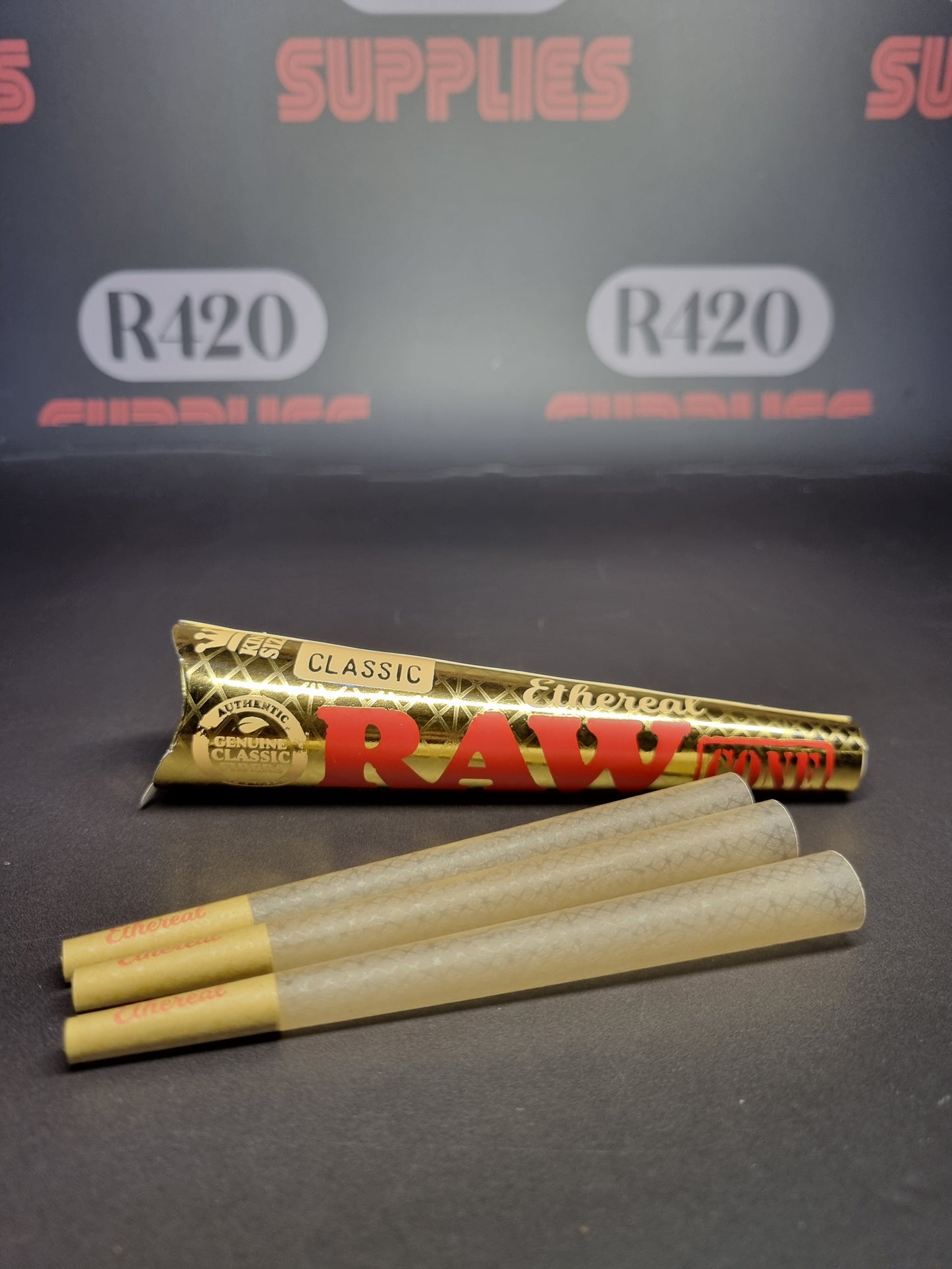 RAW Ethereal Kingsize Cones - 3 Pack