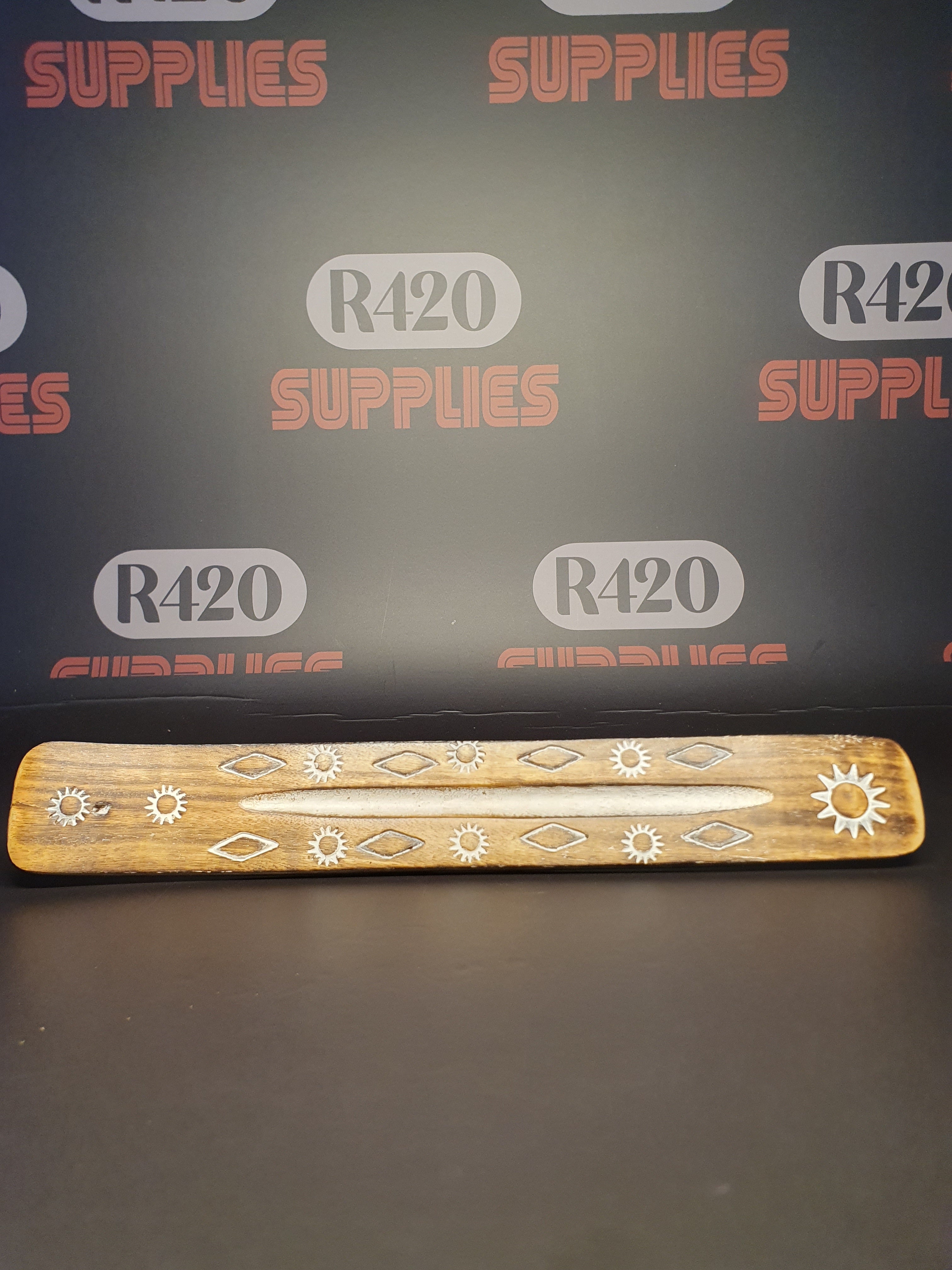 Flat Wooden Incense Burner