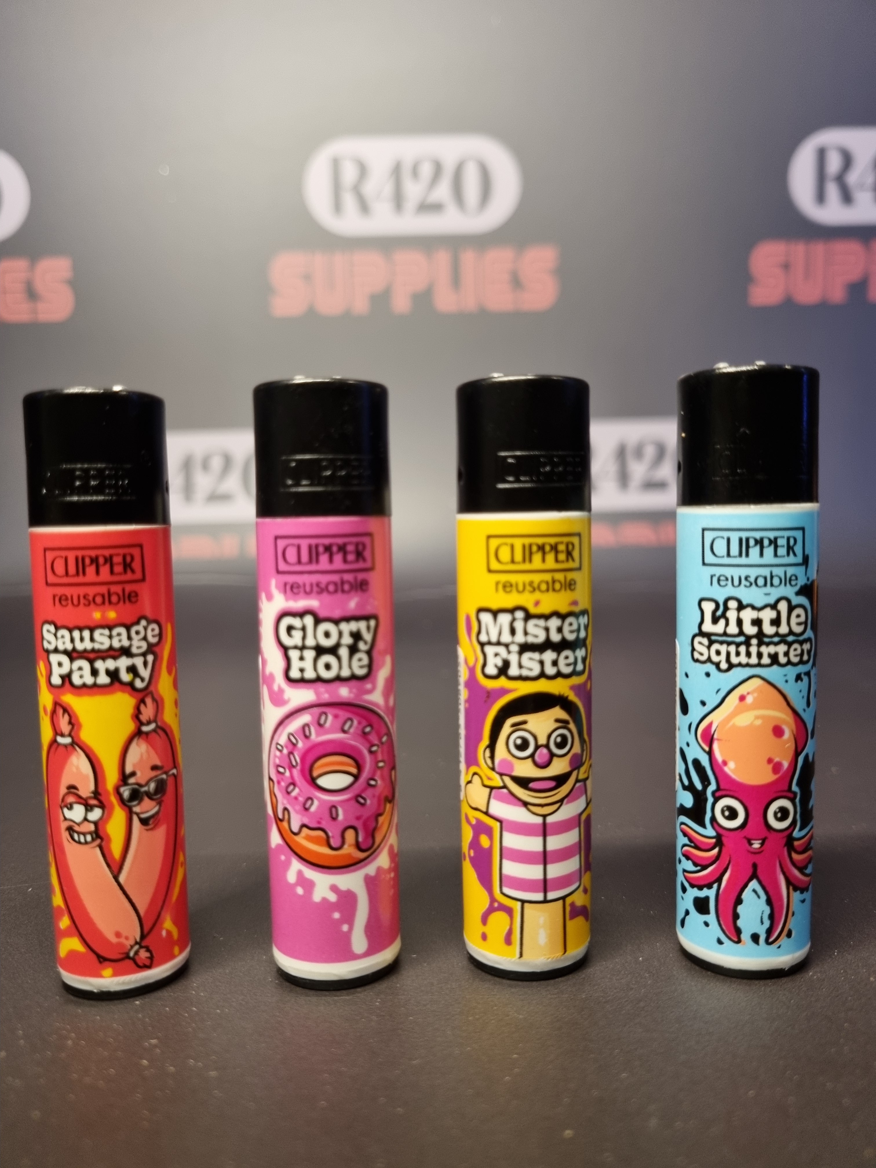 Clipper Lighter - P0rn Slogan 6