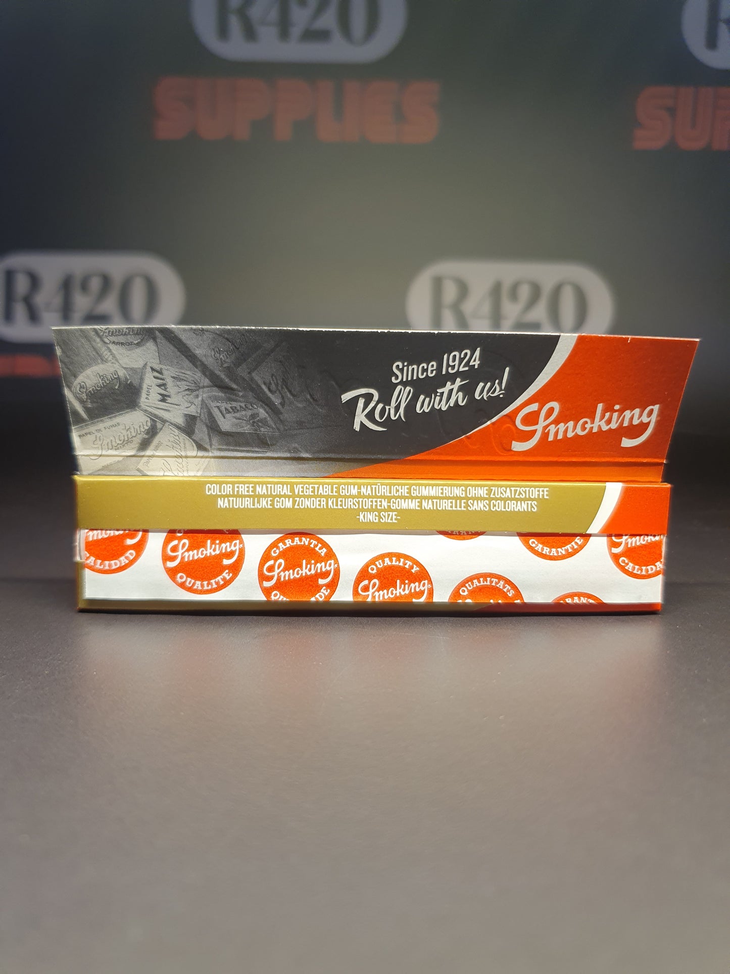Smoking Rolling Papers - Gold - Kingsize Slim