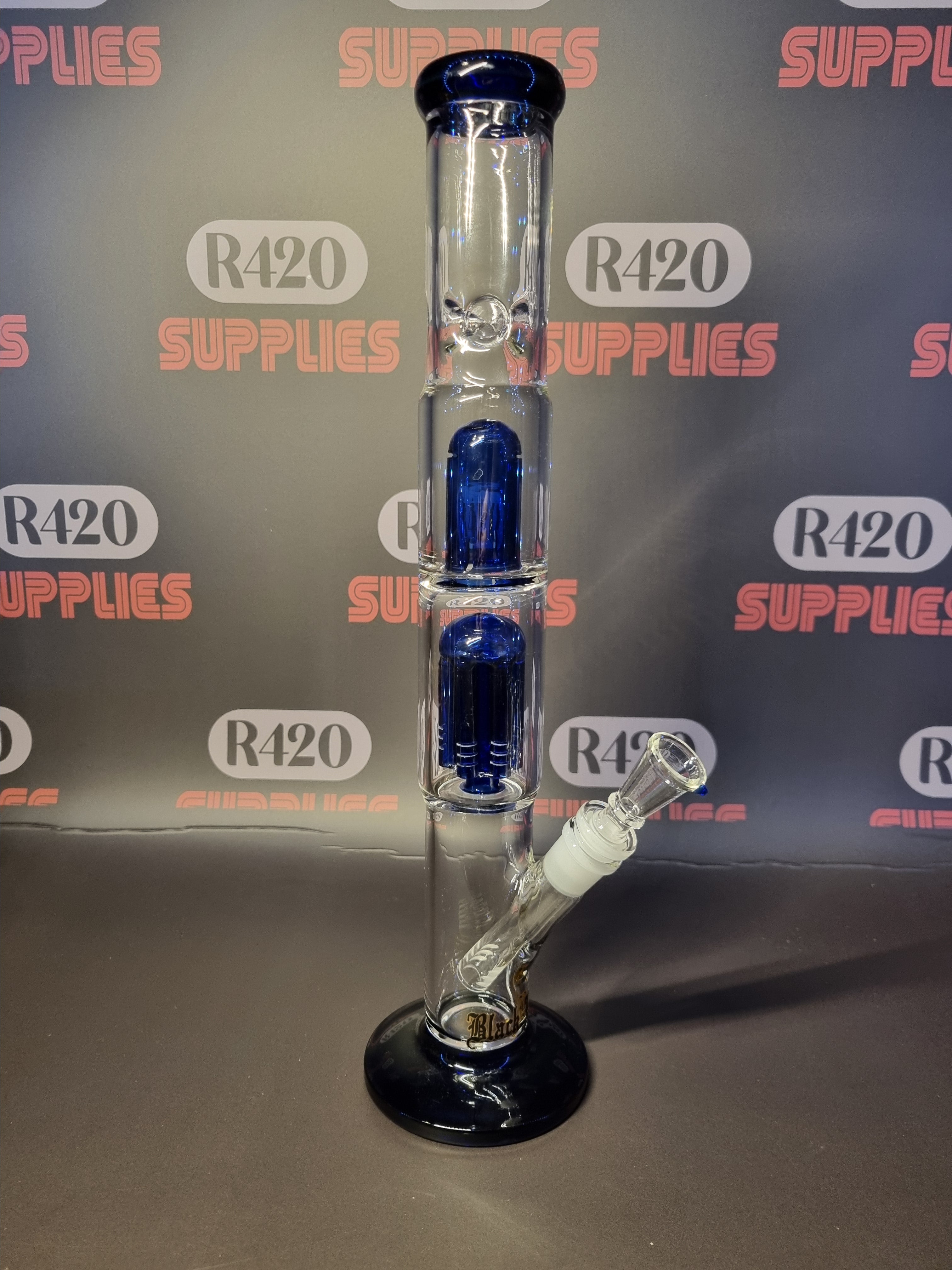 Black Leaf - Ice Bong - H380mm (Blue)