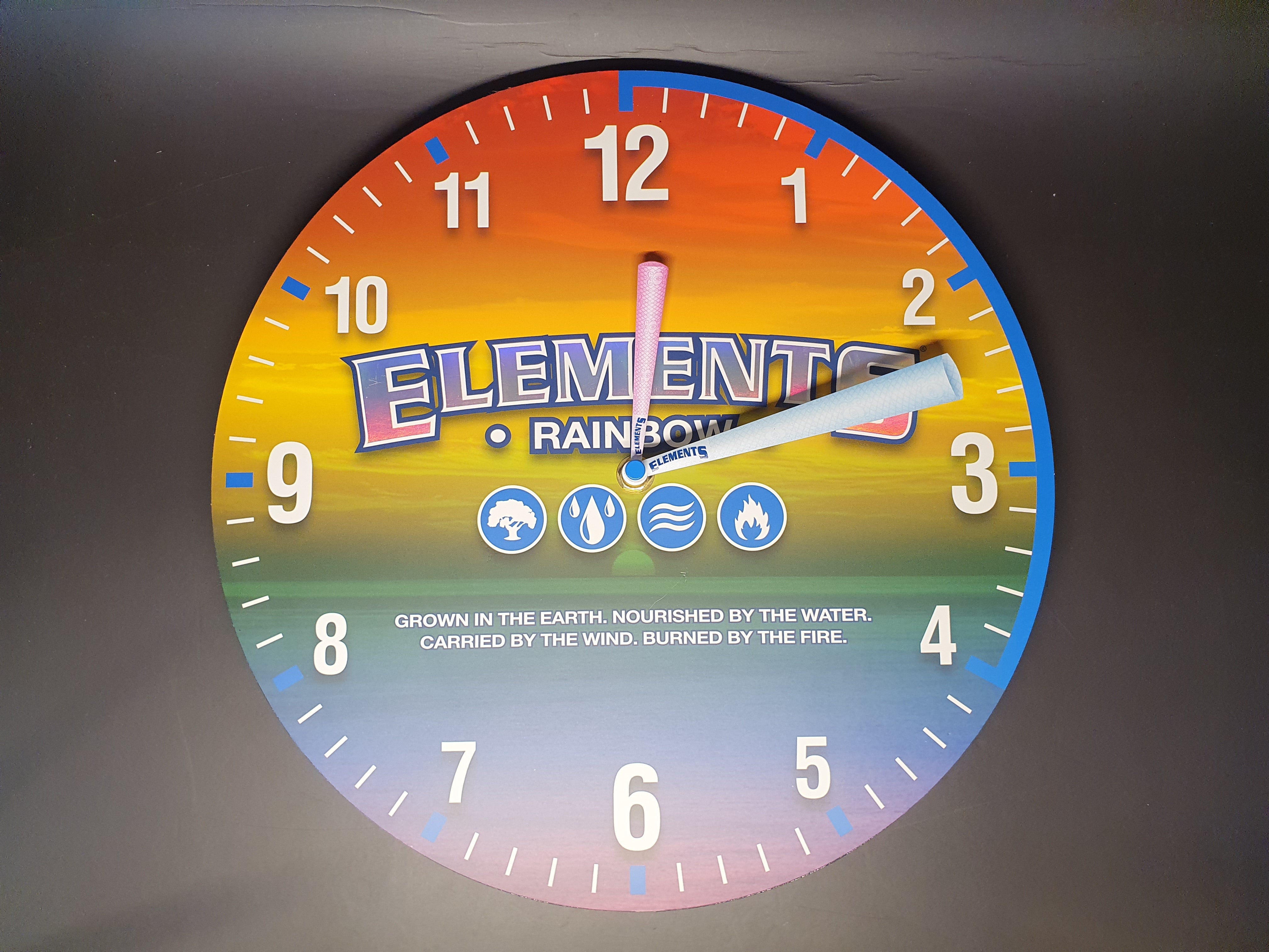Elements Rainbow Wall Clock
