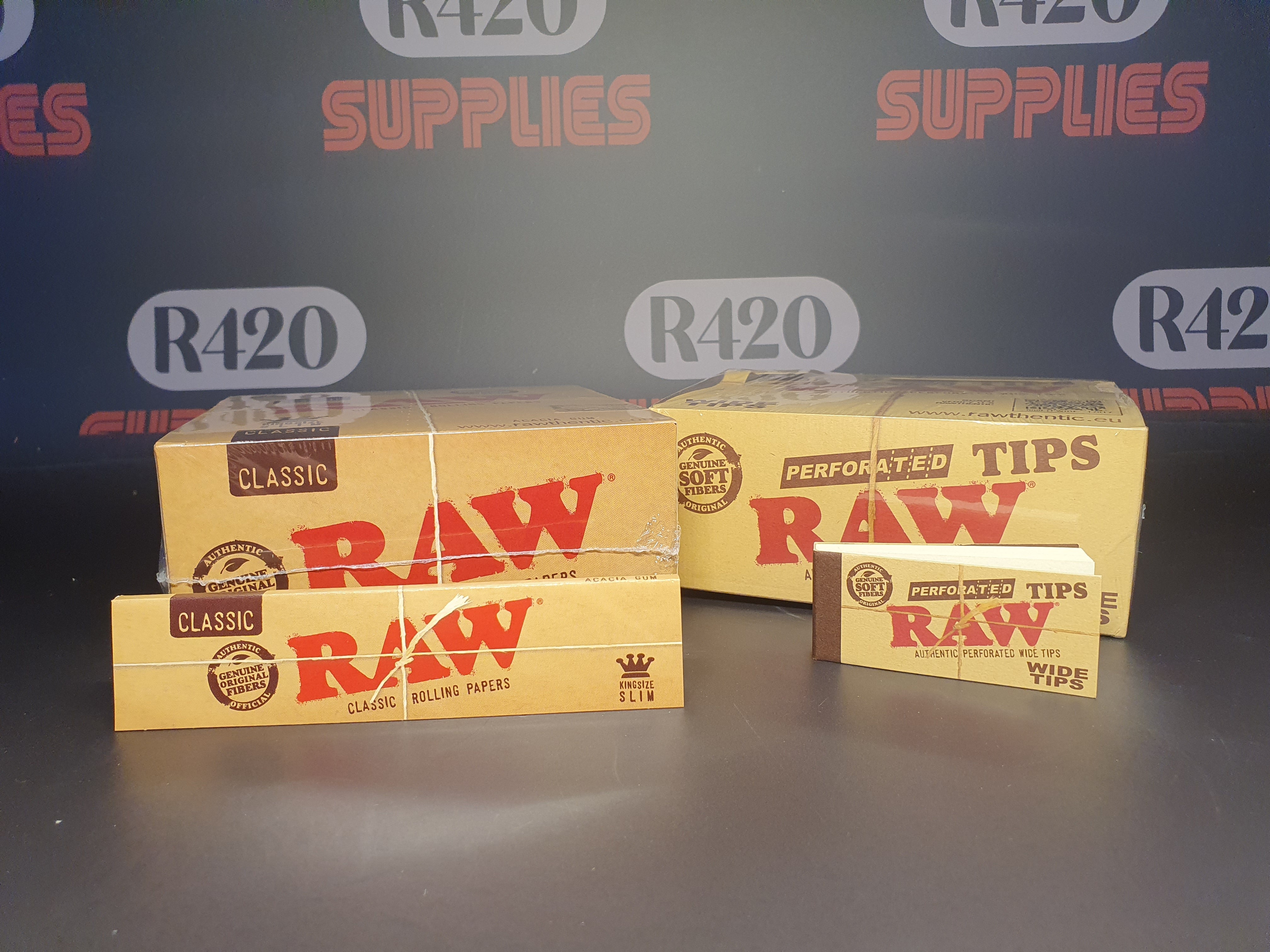 RAW Classic Kingsize Combo - Wide Tips