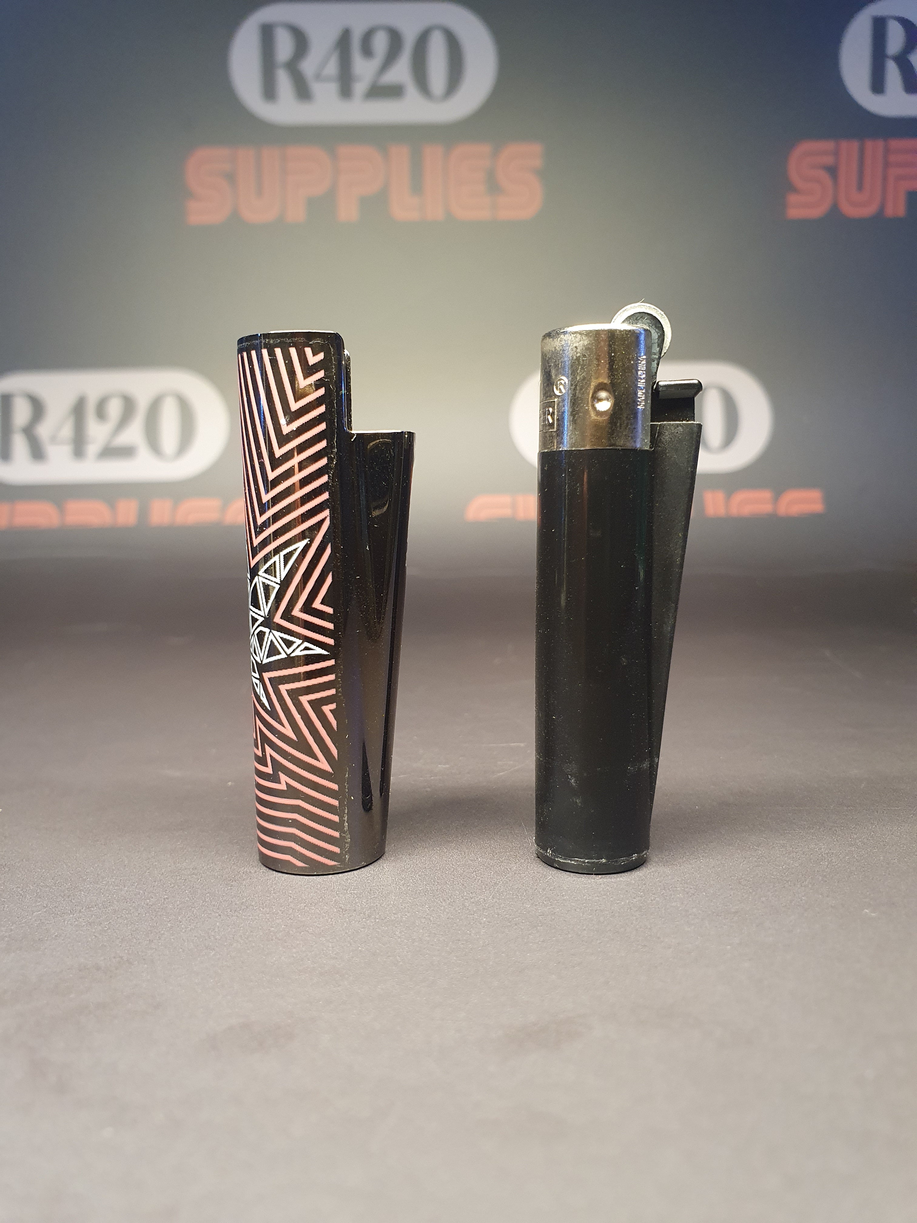 Mini Clipper Lighter With Metal Outer Sleeve - Minimal Weed