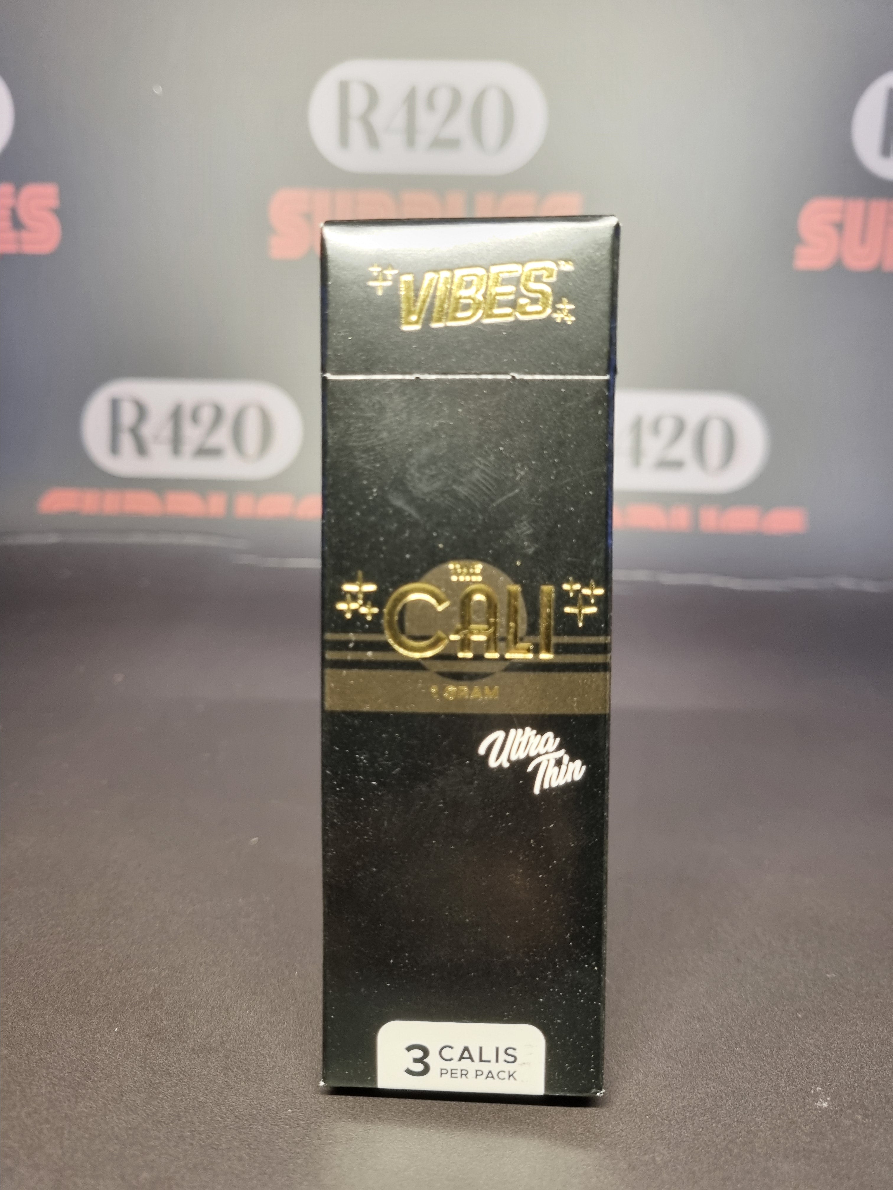 Vibes Papers - The Cali ultra Thin - Pre-Rolled 3 Pack - 1 Gram