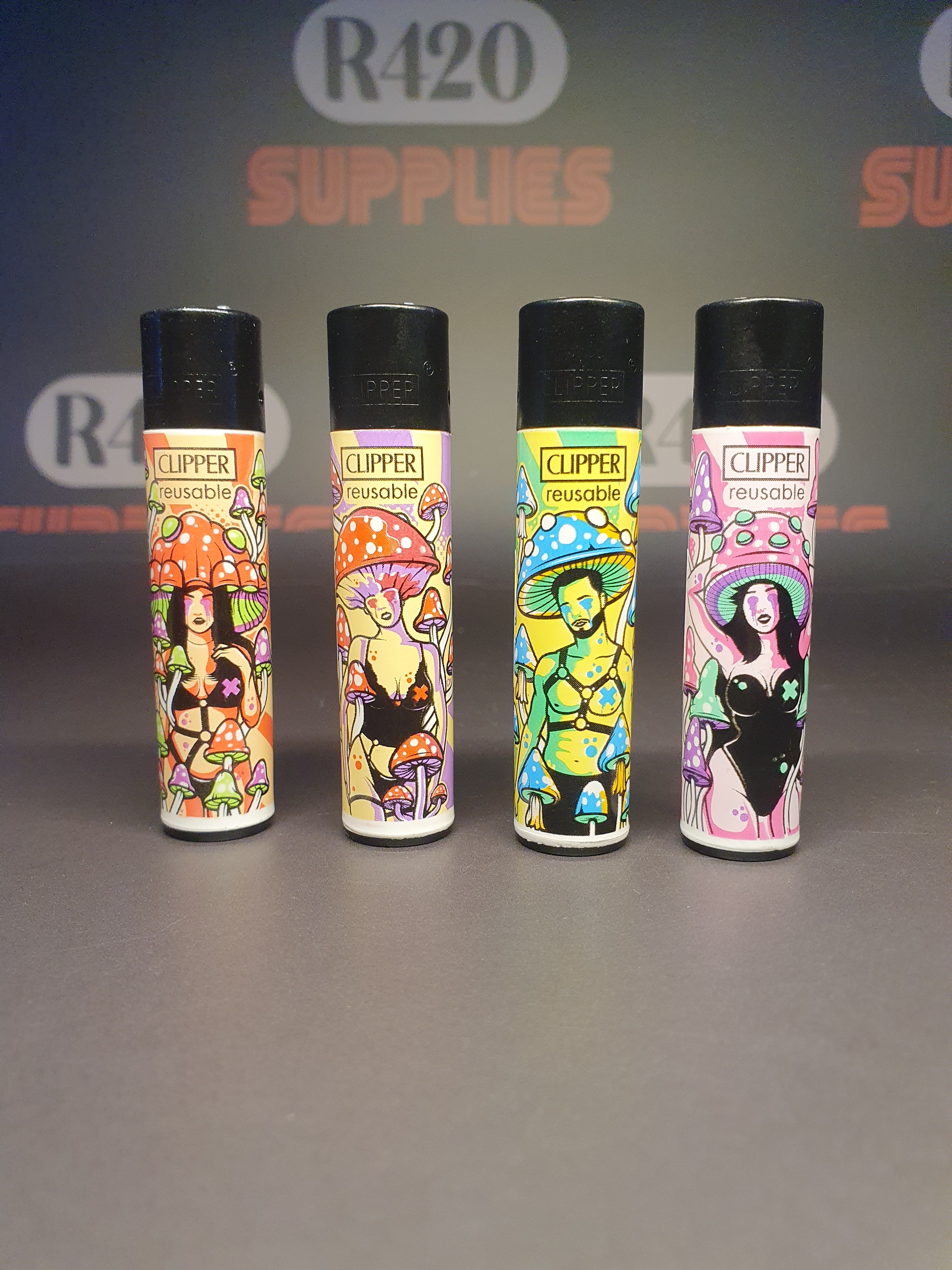 Clipper Lighter - Kinky Shrooms