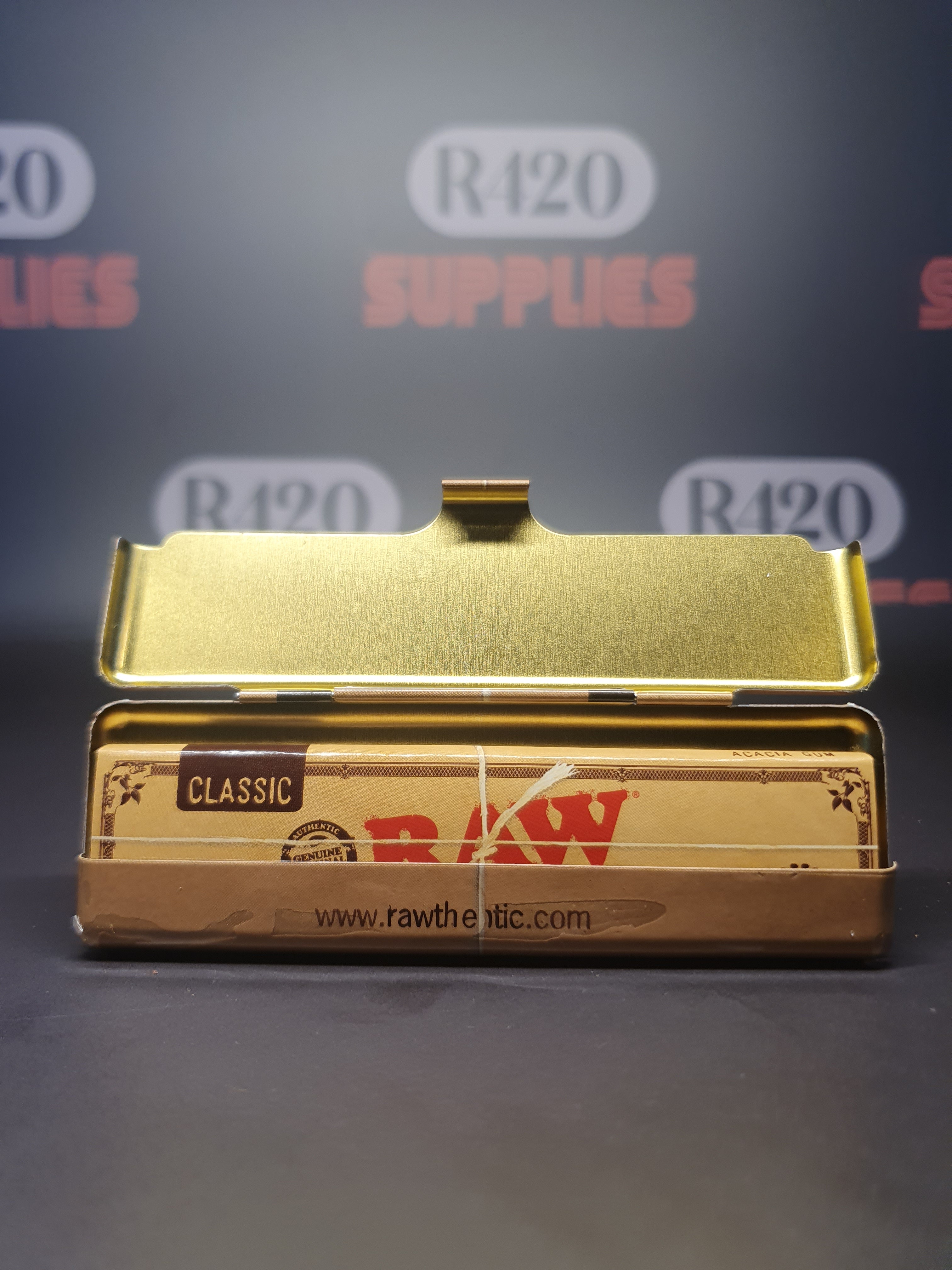 RAW Classic Metal Paper Case - Kingsize Slim