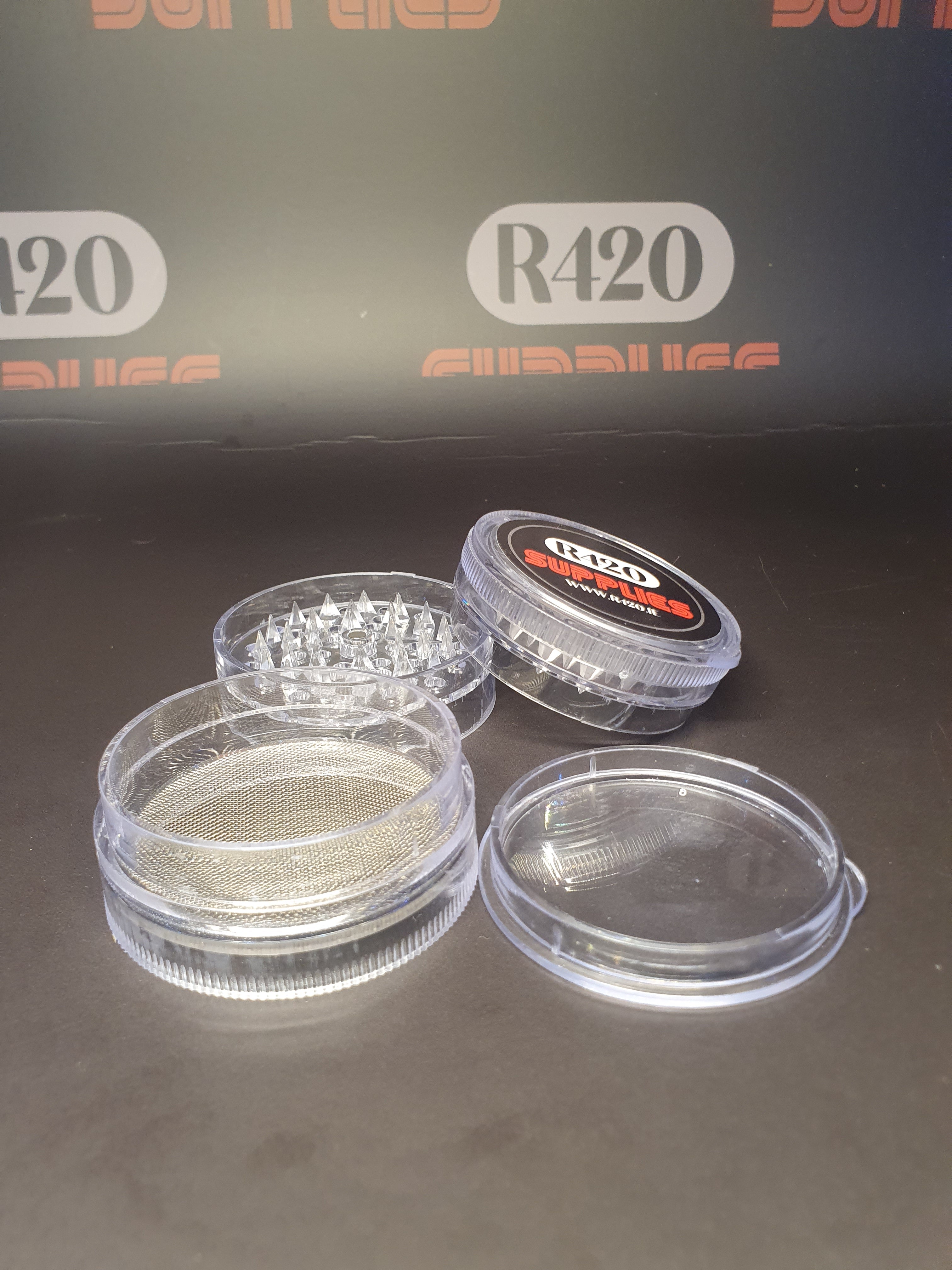 R420 Plastic 4 Piece Grinder - 60mm