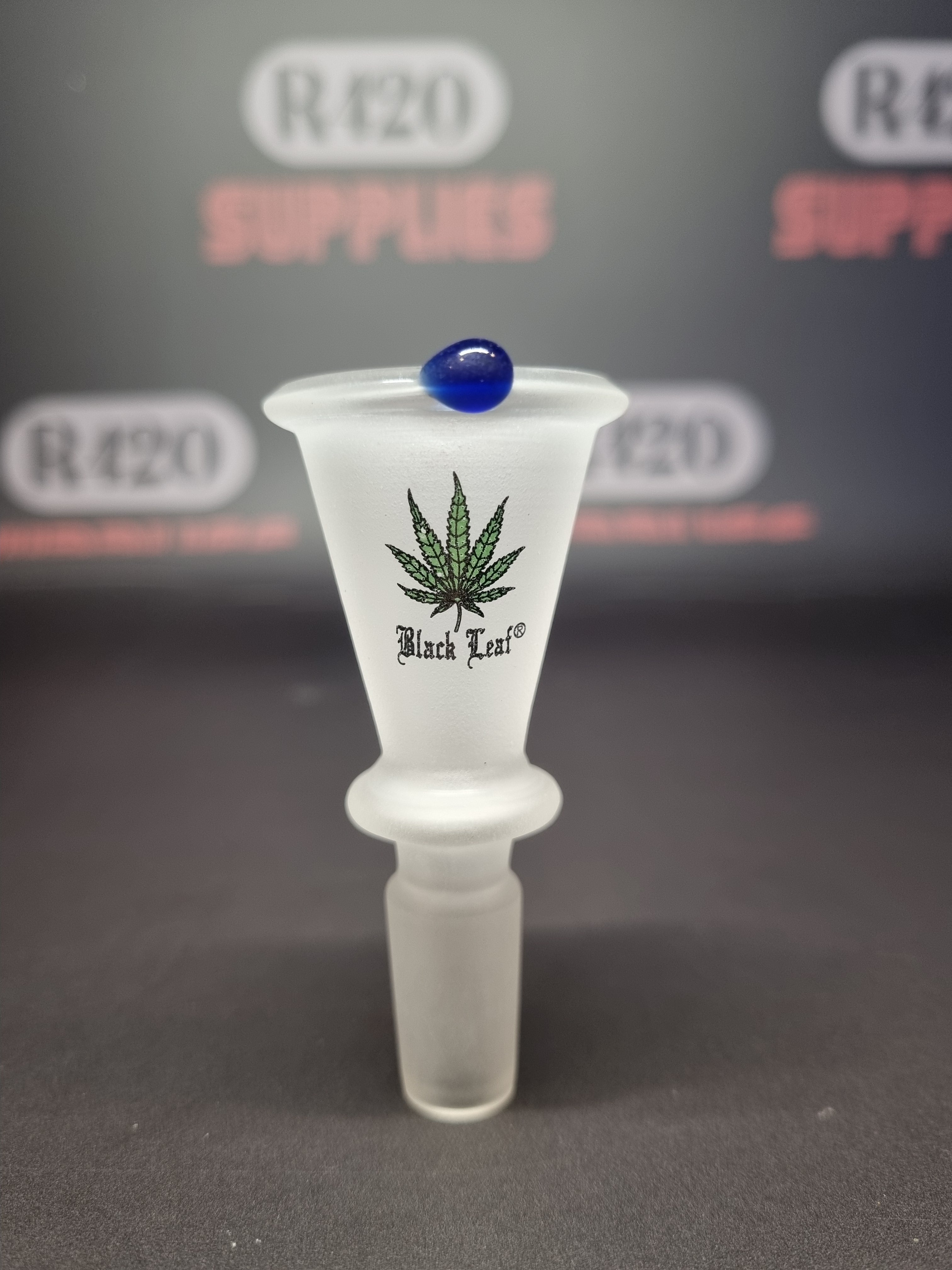 Glass Bowl - 14mm Male - Funnel Type - Frosted