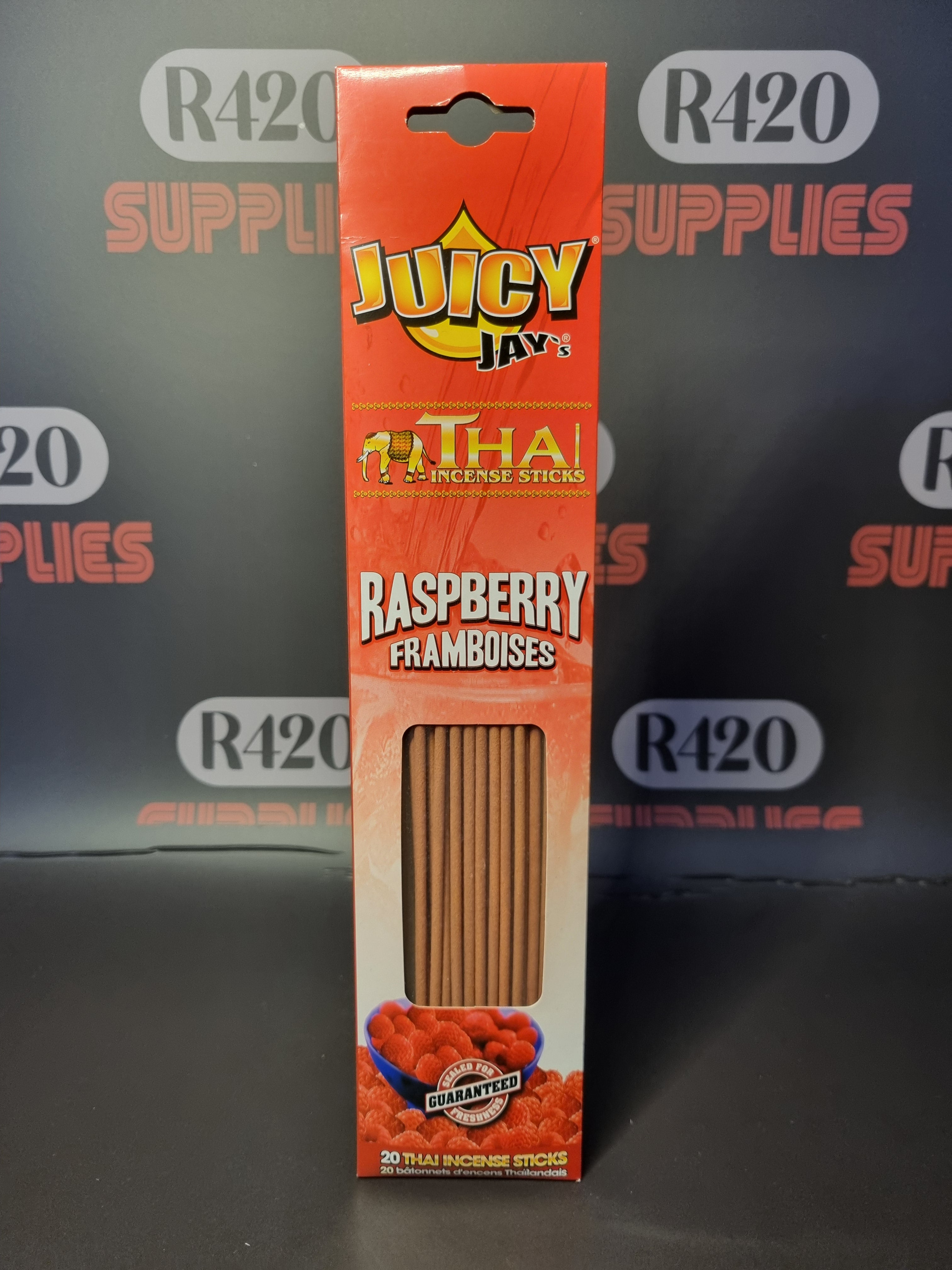 Juicy Jay's Thai Incense Sticks - Raspberry