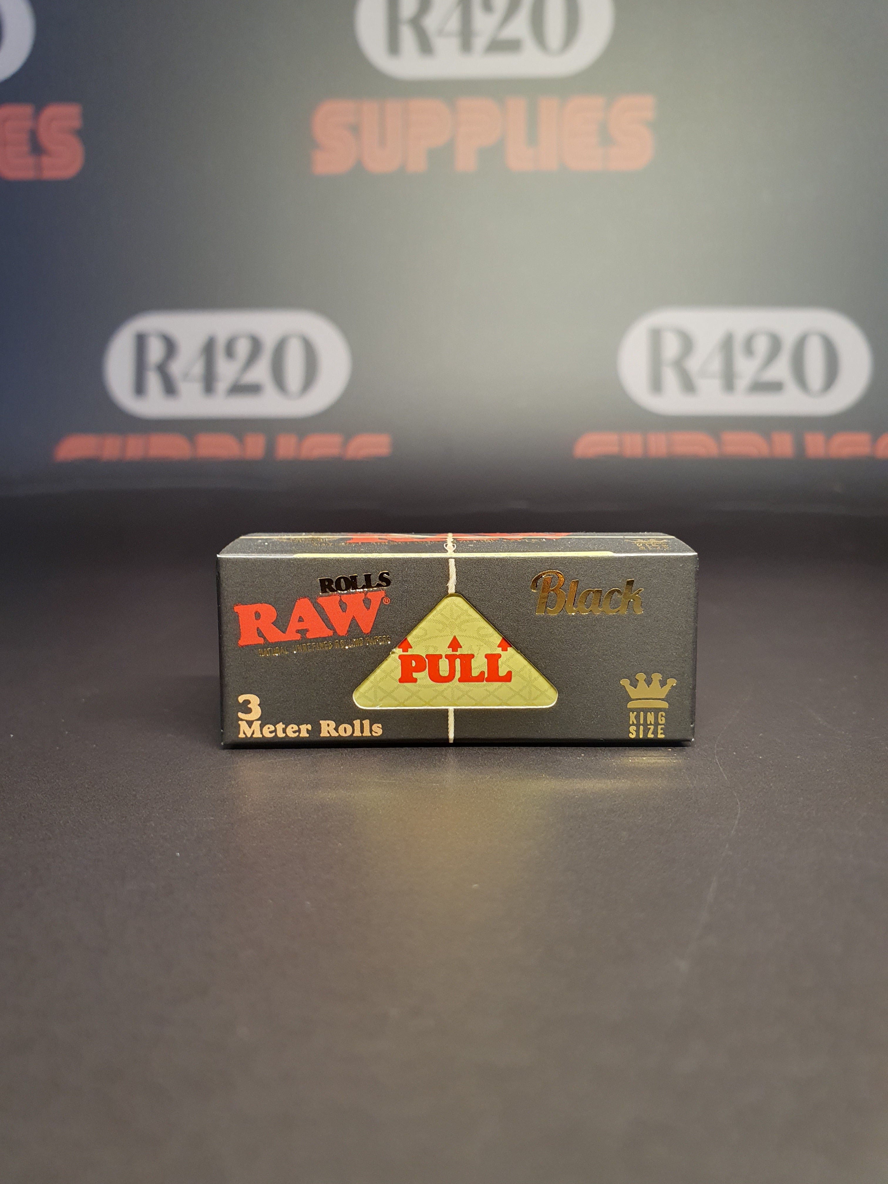 RAW Black Kingsize Rolls - 3 Meter