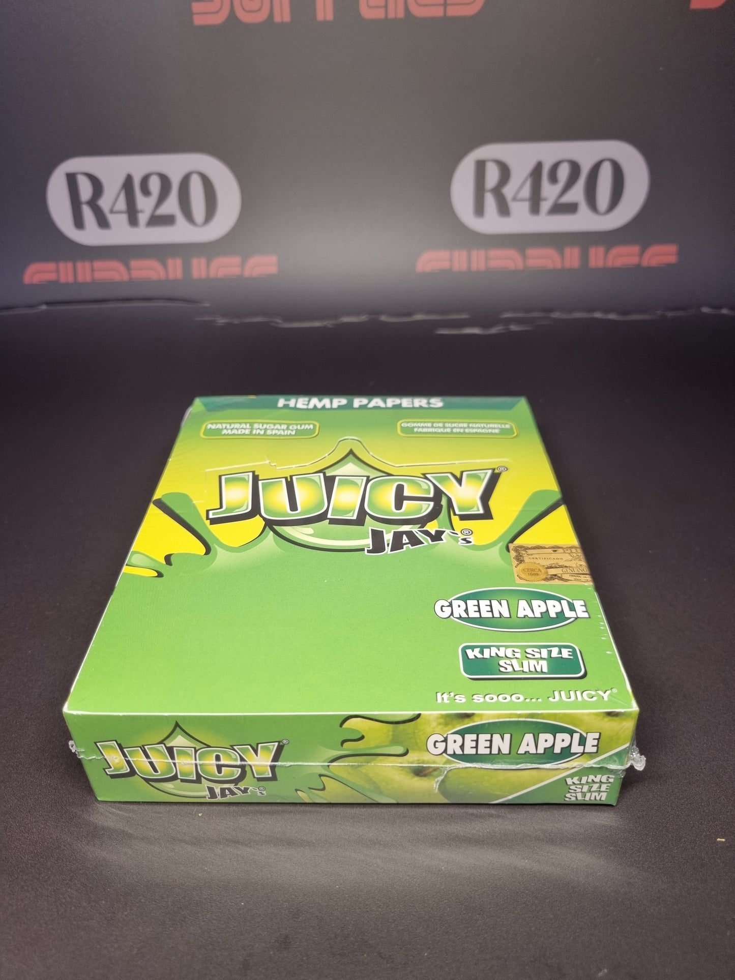Juicy Jay's Kingsize Slim Gearomatiseerde Skins - Appel