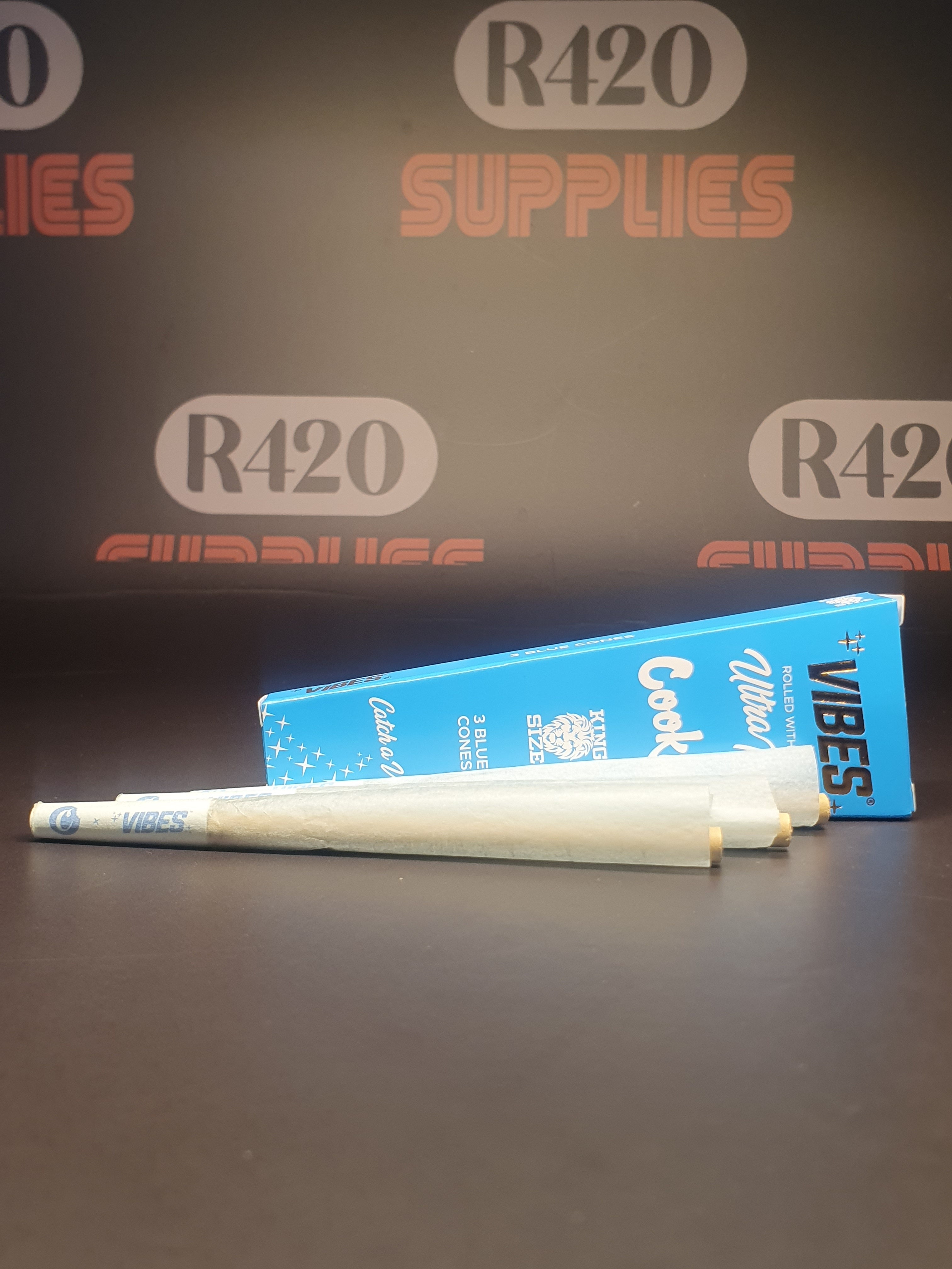 Vibes x Cookies -3 pack cones - Kingsize Slim - Ultra Thin