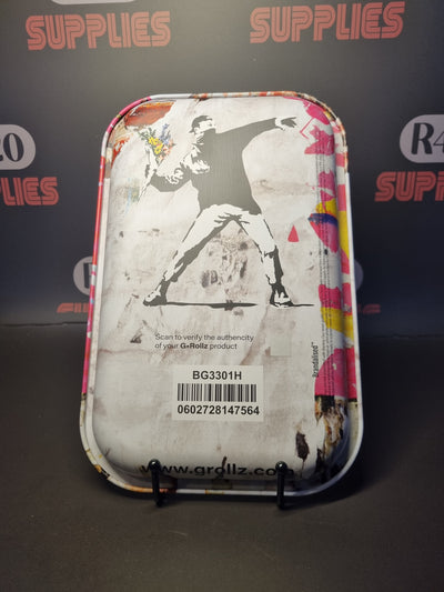 Banksy "Love is in the air" Rolling Tray - Small