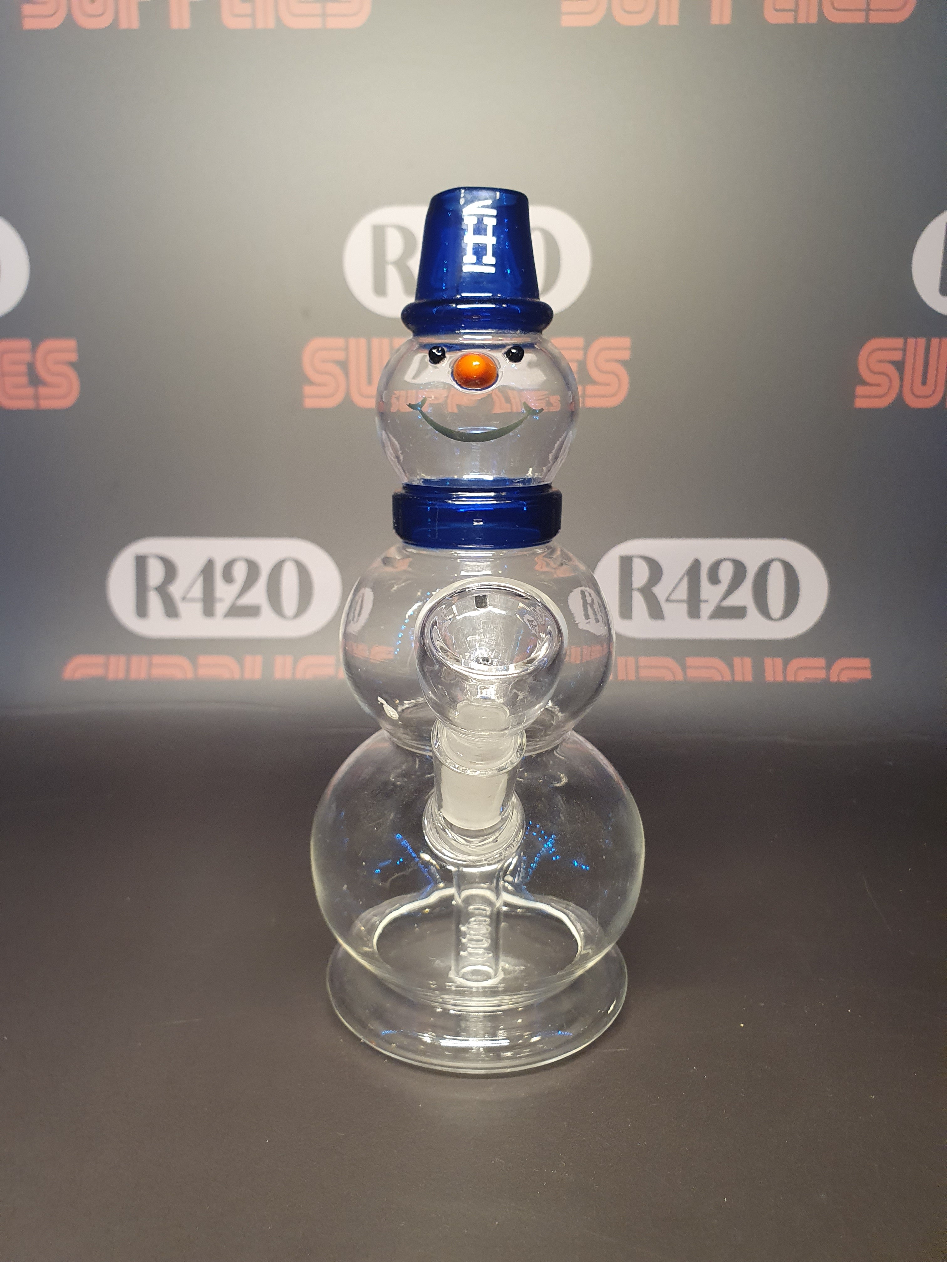 Hemper Glass Bong - Snowman