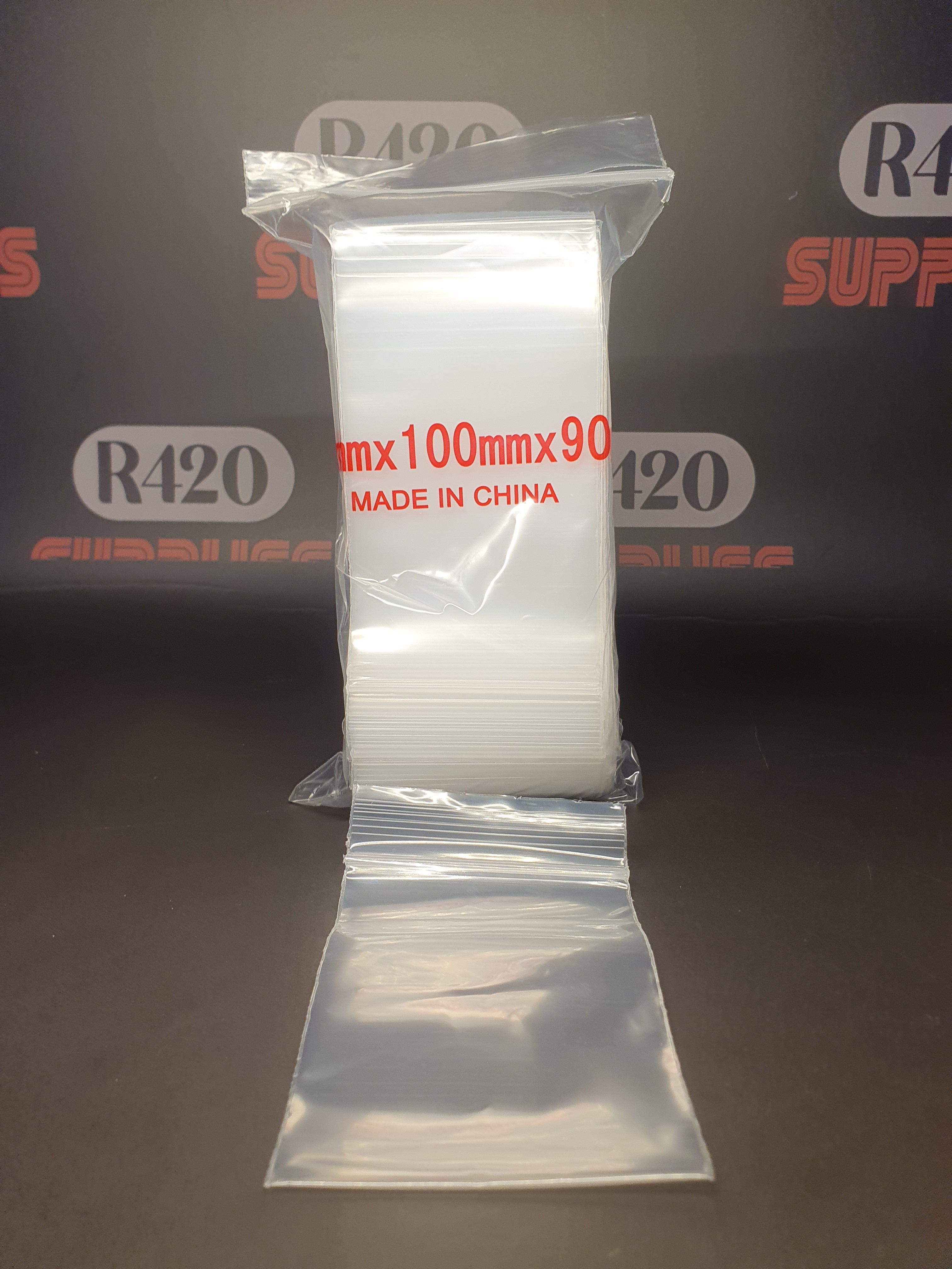 Ziplock Bag - Clear - 70x100mm - 90ù Strong (100)