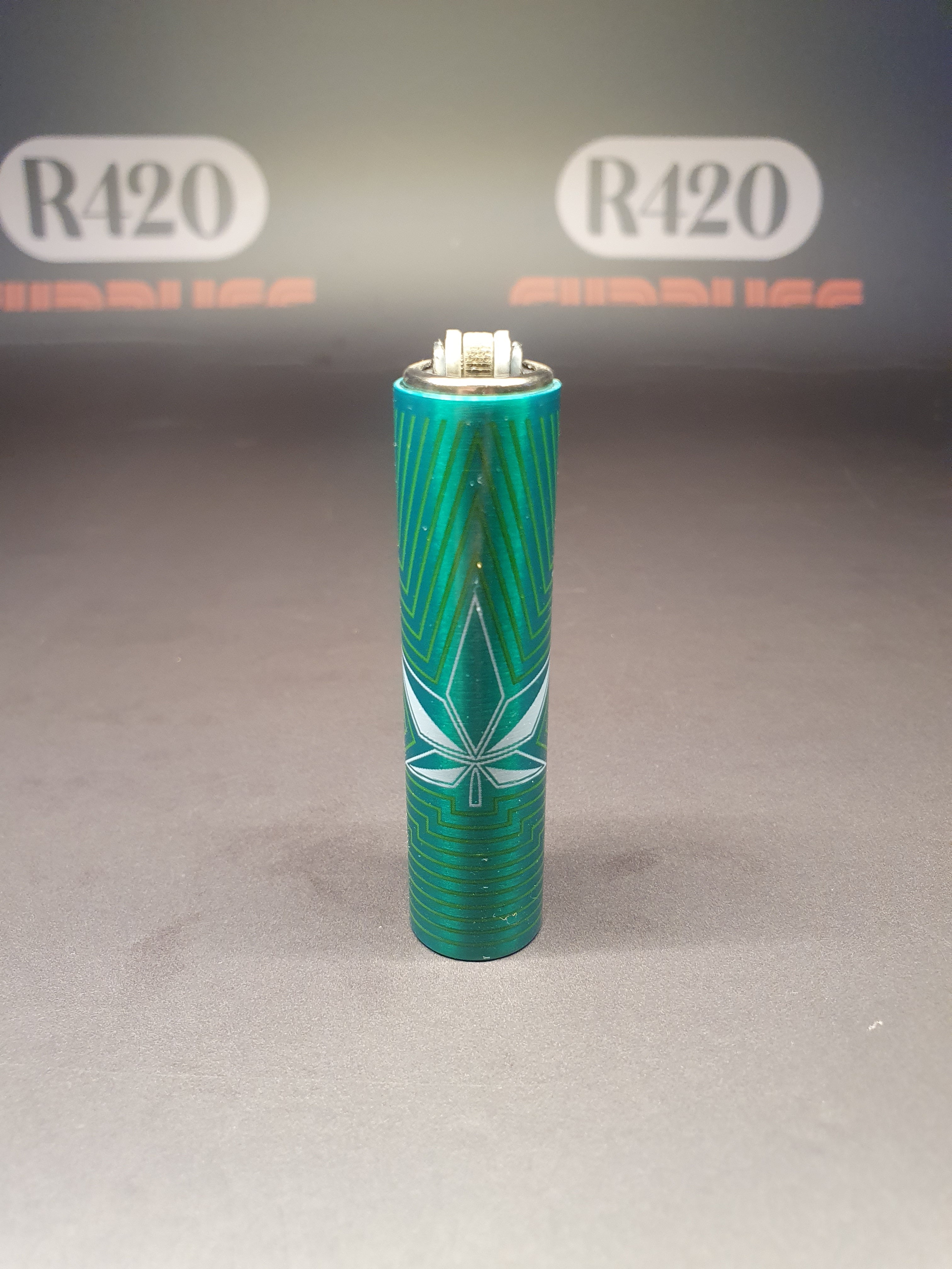 Mini Clipper Lighter With Metal Outer Sleeve - Minimal Weed