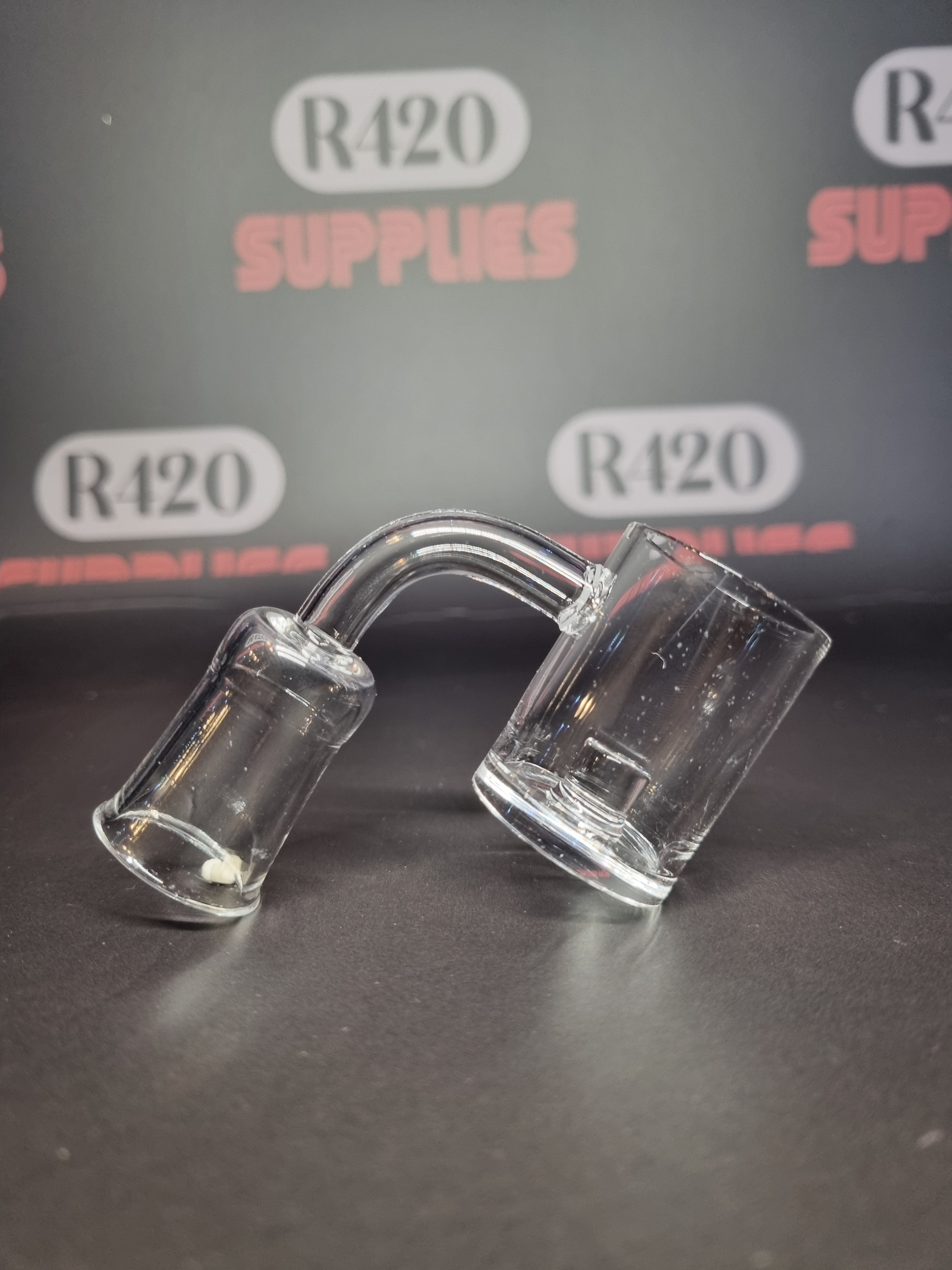 XL Quartz Banger - 18mm / 90° Female Fitting + Carb Cap (Boxed)
