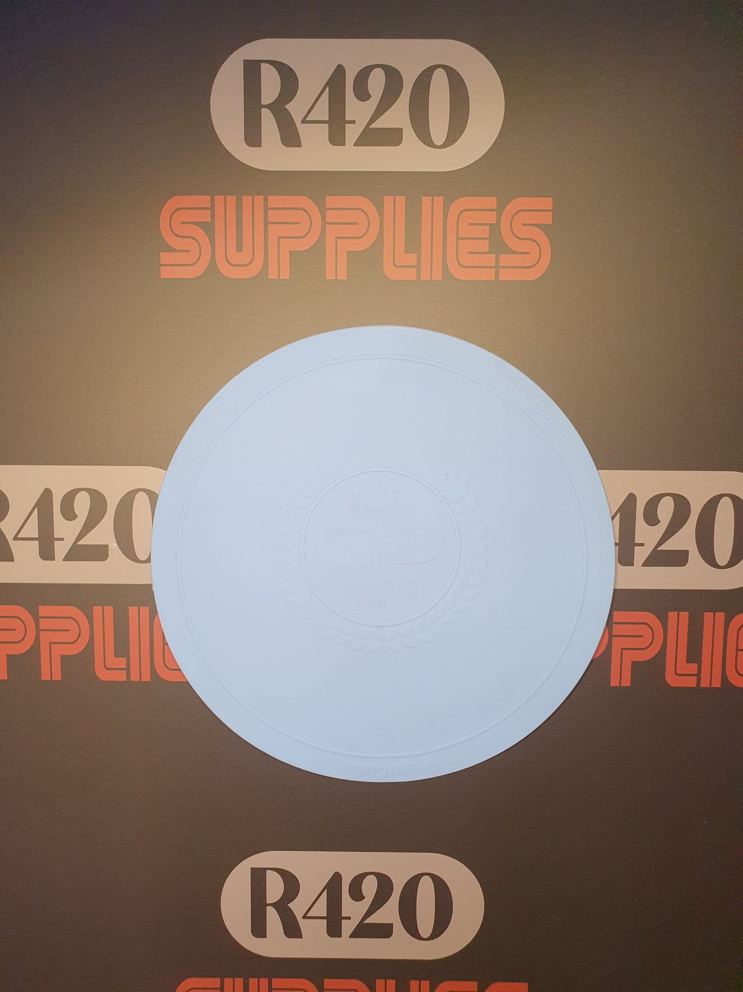 Grace Glass | Small silicon Pad - Underlay for Bongs- BLUE Ø:170mm