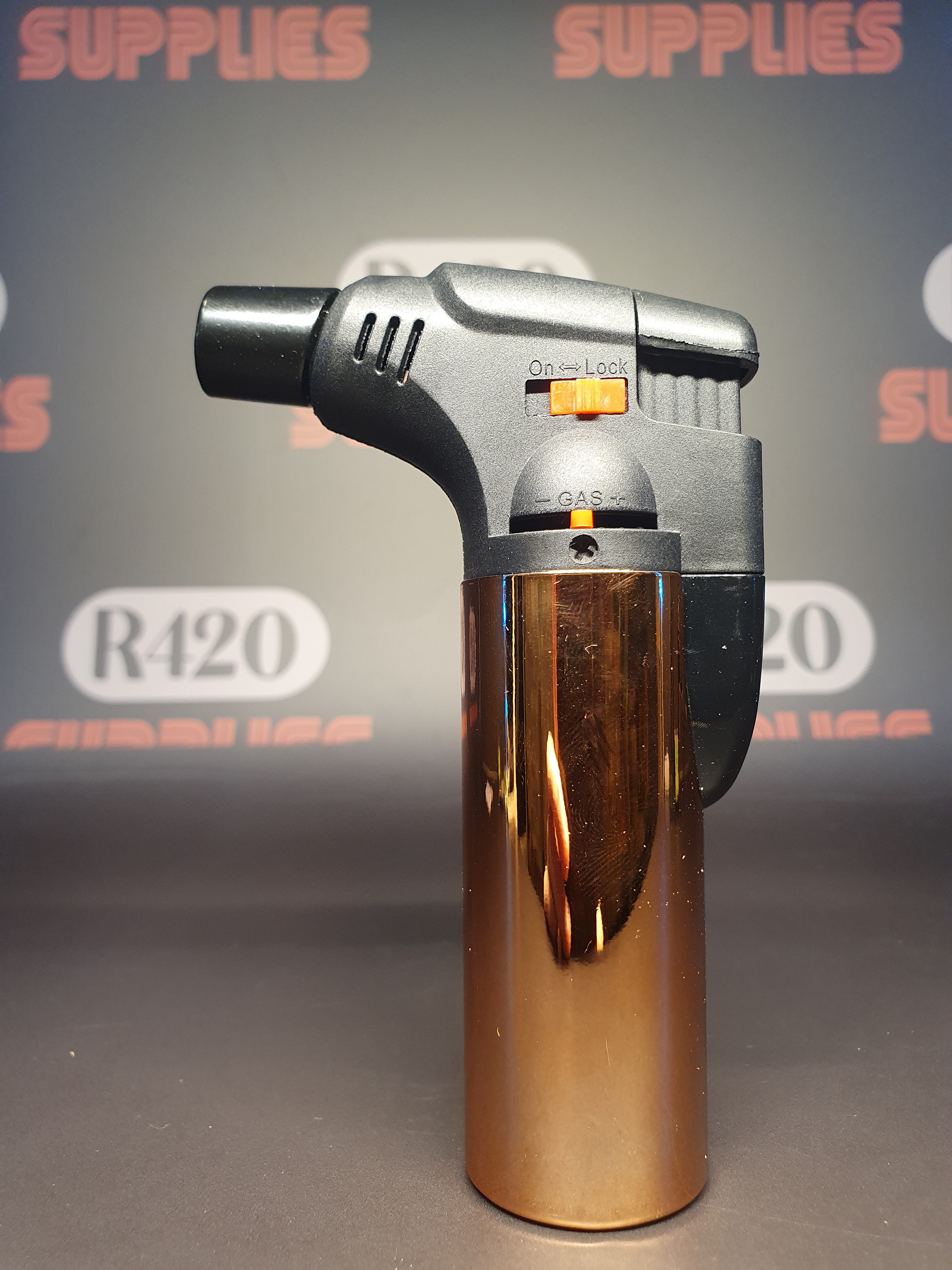 Jet Torch Lighter - Metallic Colours - Refillable