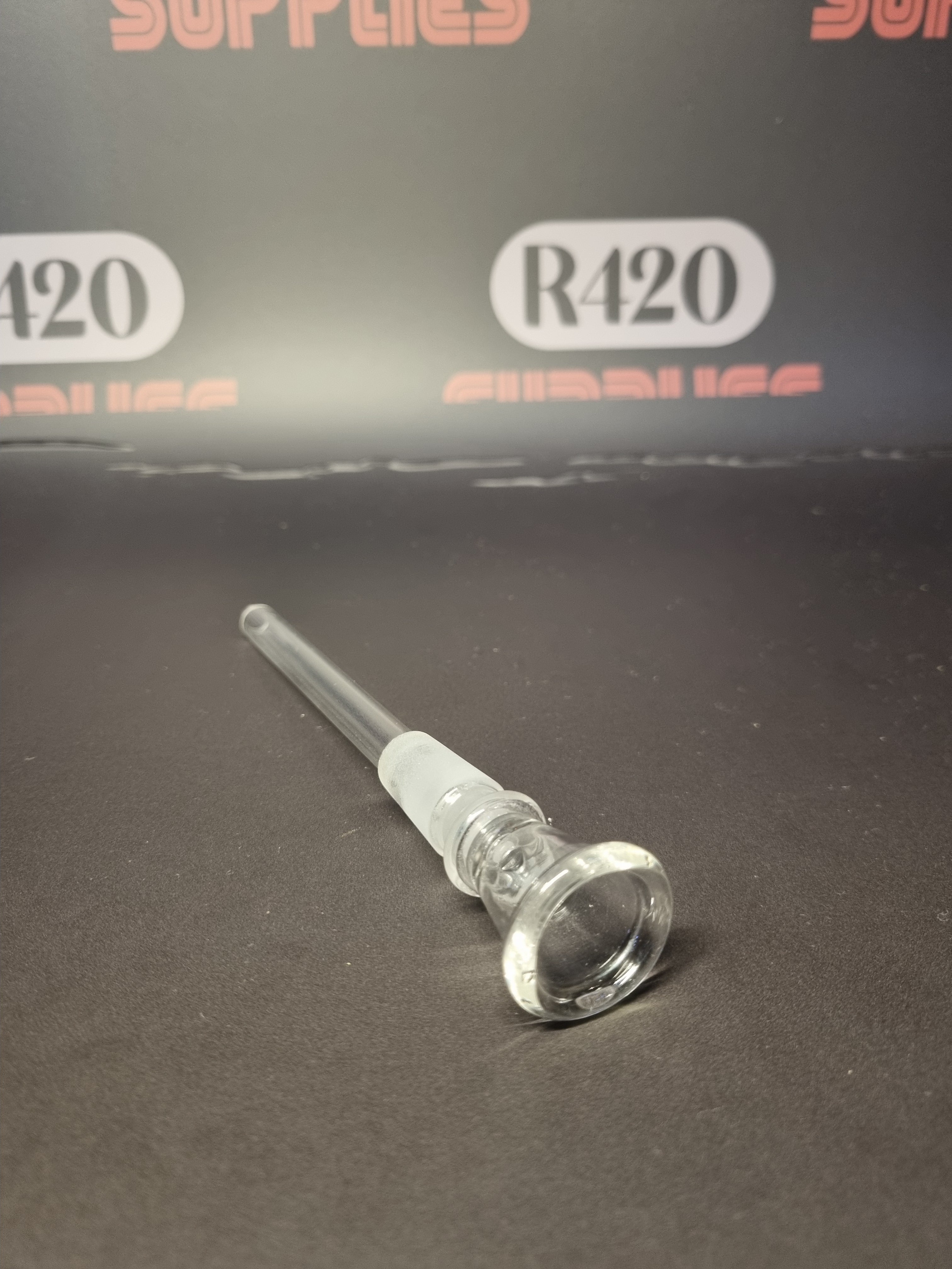 Glass Downstem & Bowl - 14mm - 90mm long
